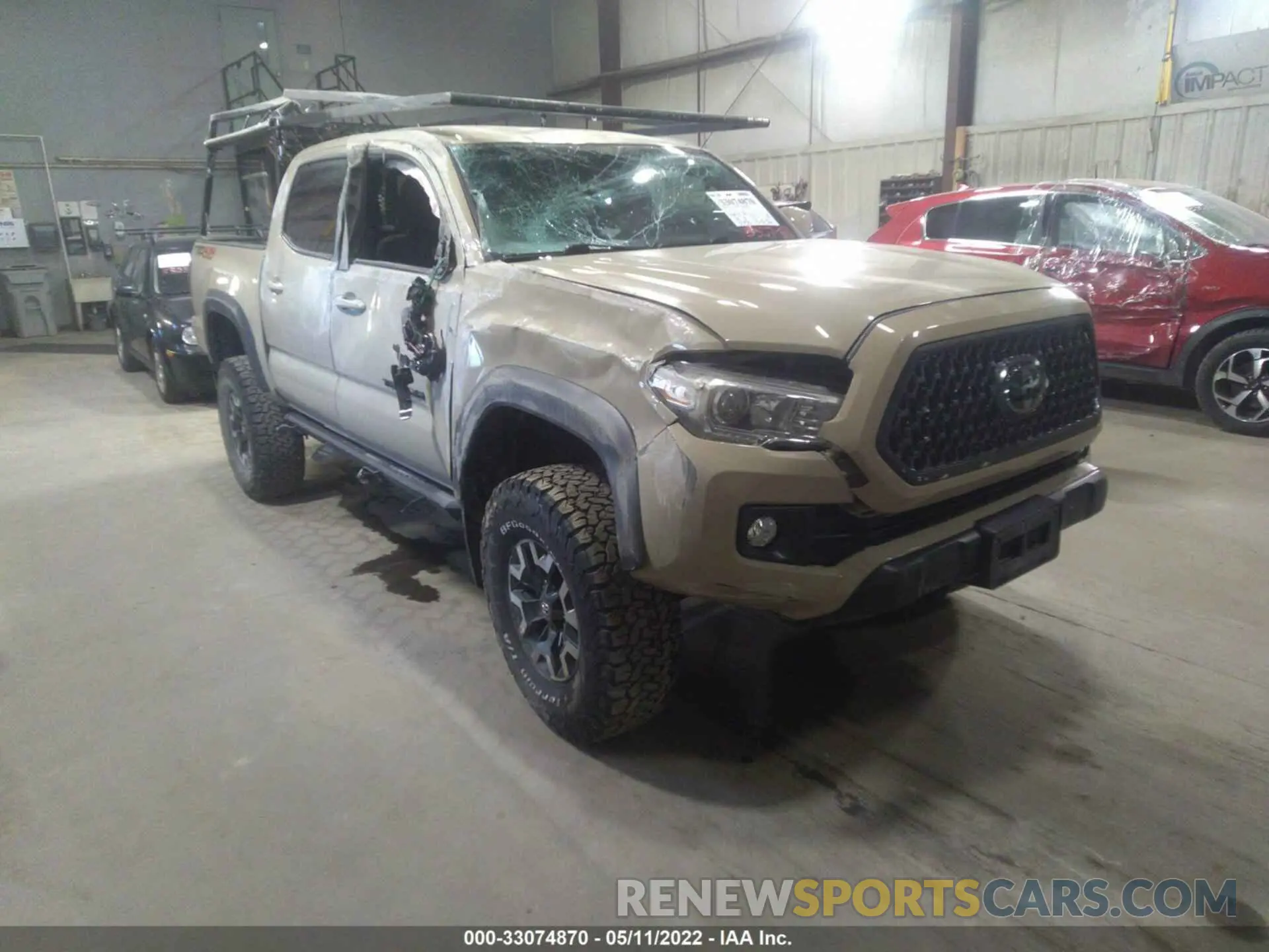 1 fotografías del automóvil dañado 3TMCZ5AN2KM282264 TOYOTA TACOMA 4WD 2019