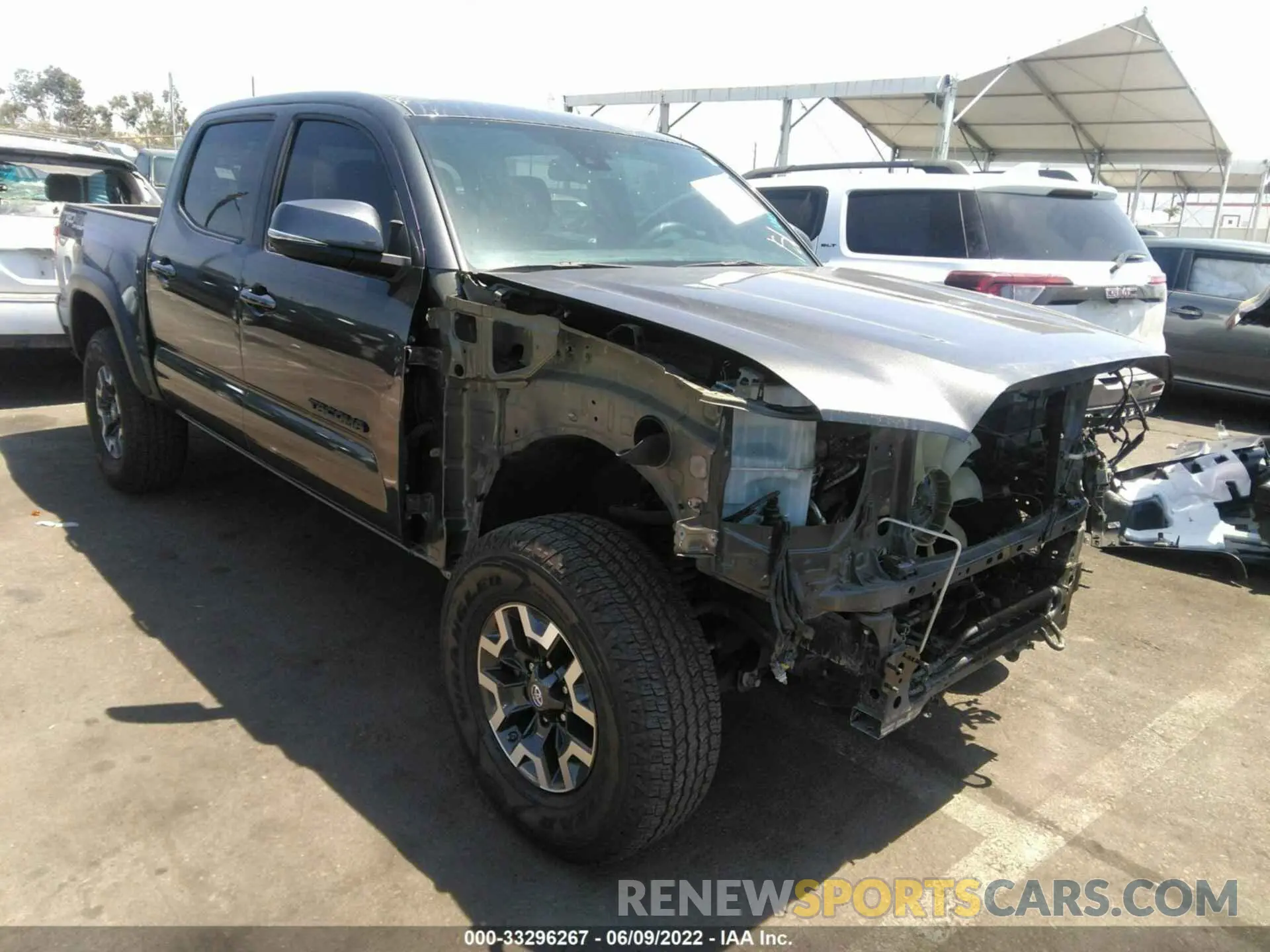 1 fotografías del automóvil dañado 3TMCZ5AN3KM196817 TOYOTA TACOMA 4WD 2019
