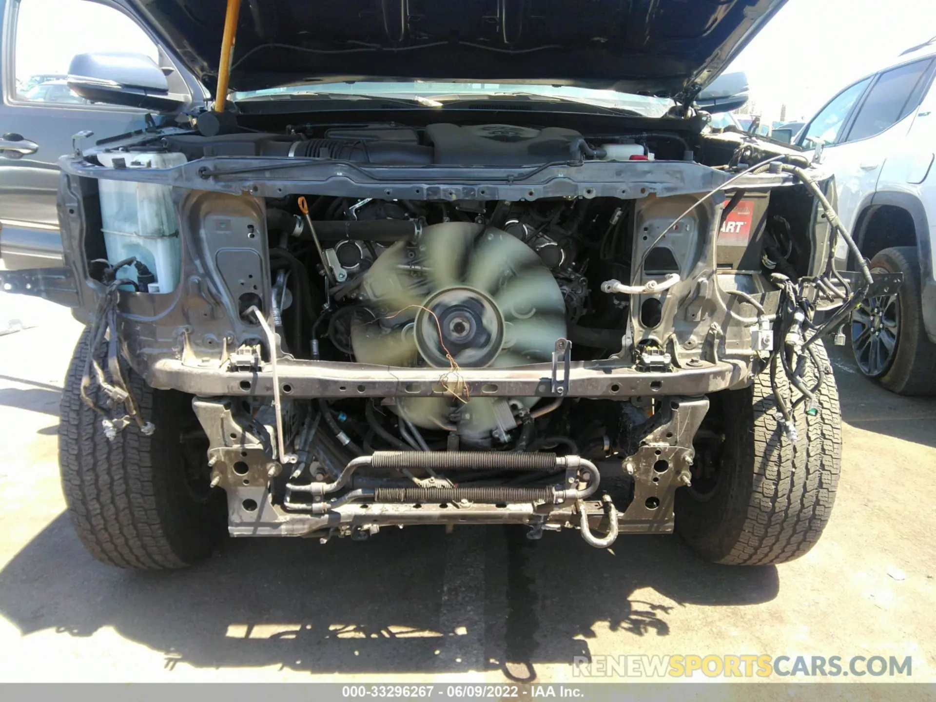 6 fotografías del automóvil dañado 3TMCZ5AN3KM196817 TOYOTA TACOMA 4WD 2019