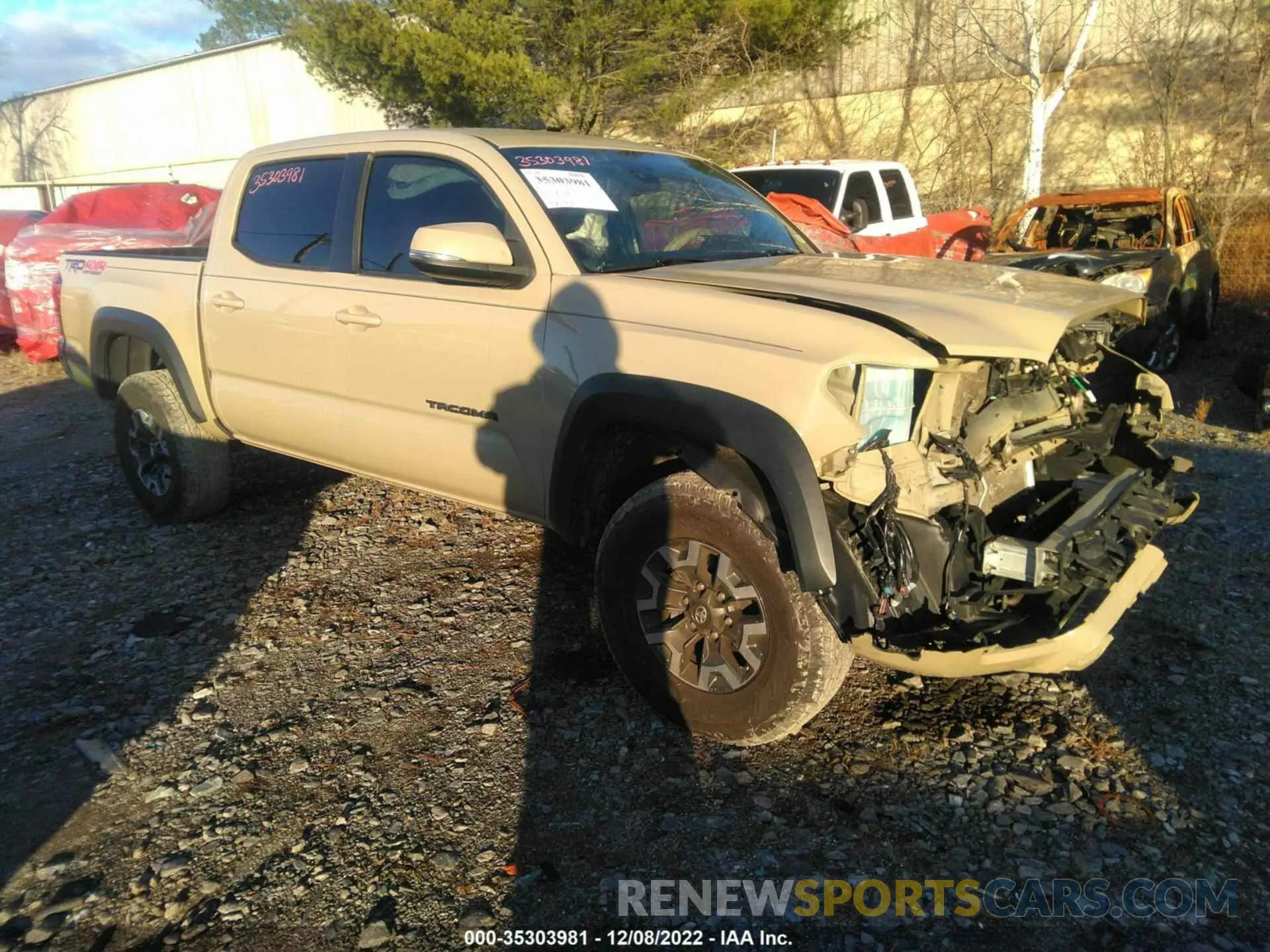 1 fotografías del automóvil dañado 3TMCZ5AN3KM227774 TOYOTA TACOMA 4WD 2019