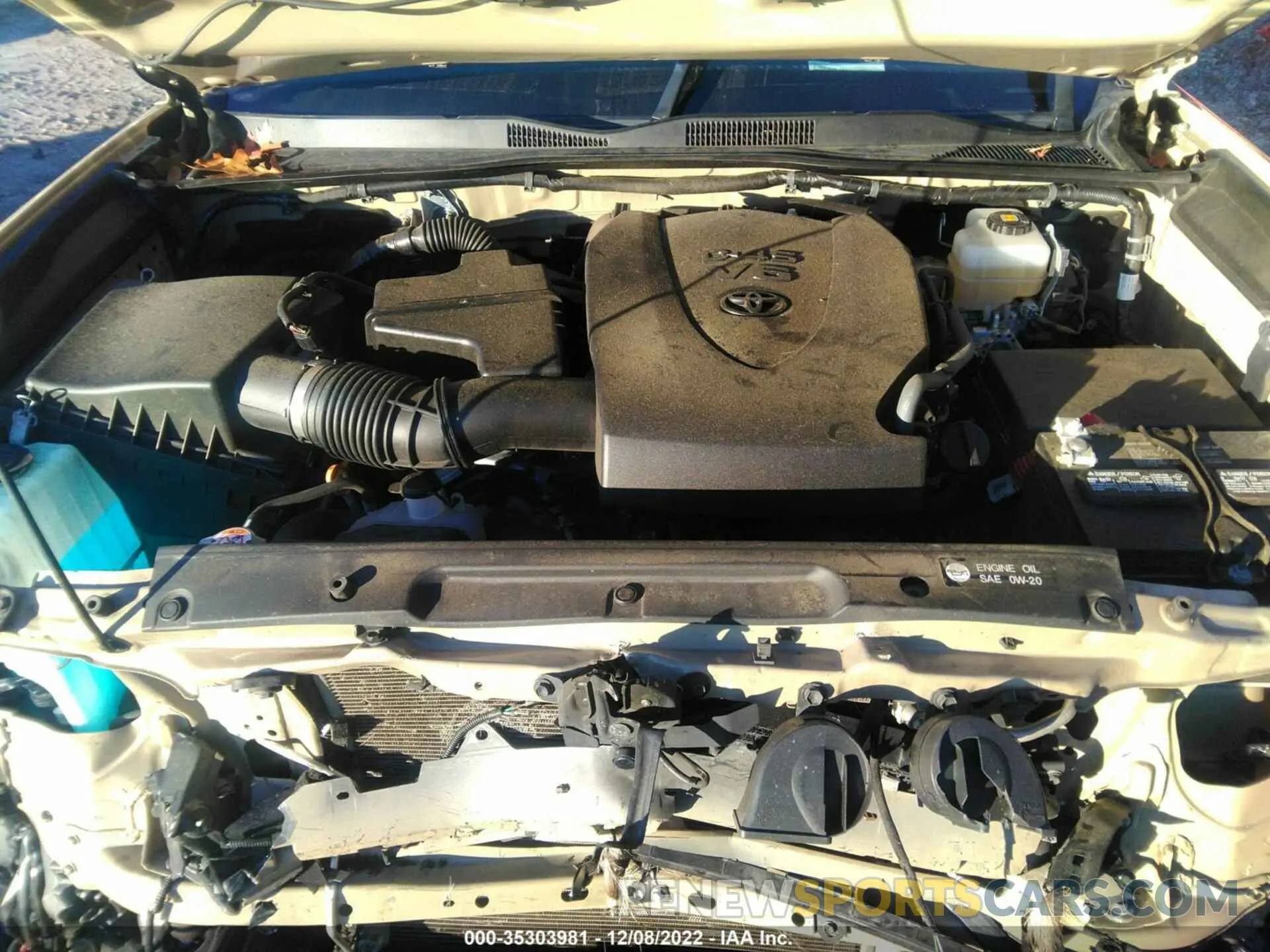 10 fotografías del automóvil dañado 3TMCZ5AN3KM227774 TOYOTA TACOMA 4WD 2019