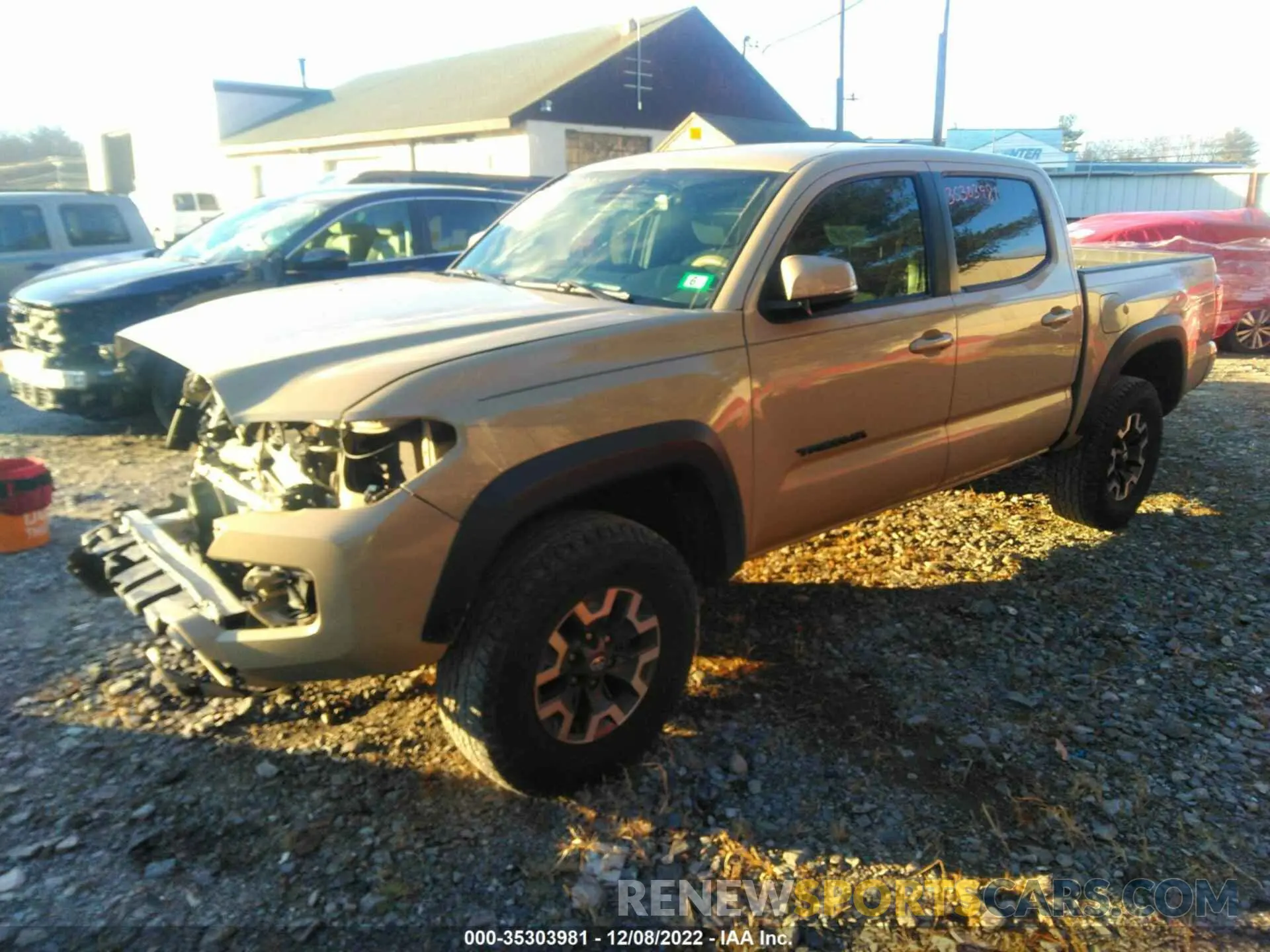 2 fotografías del automóvil dañado 3TMCZ5AN3KM227774 TOYOTA TACOMA 4WD 2019
