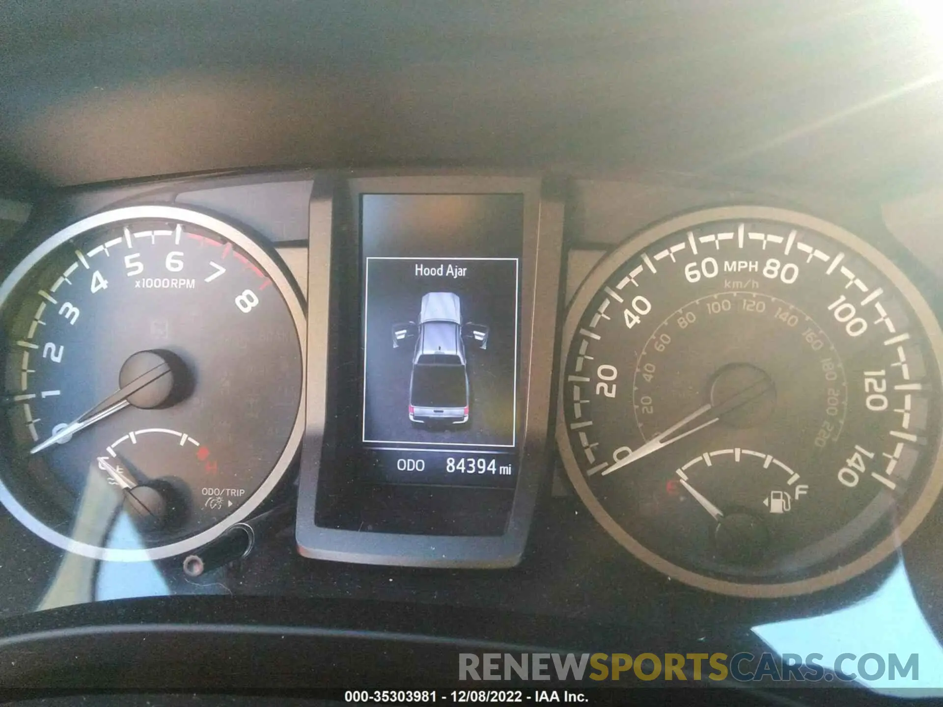 7 fotografías del automóvil dañado 3TMCZ5AN3KM227774 TOYOTA TACOMA 4WD 2019