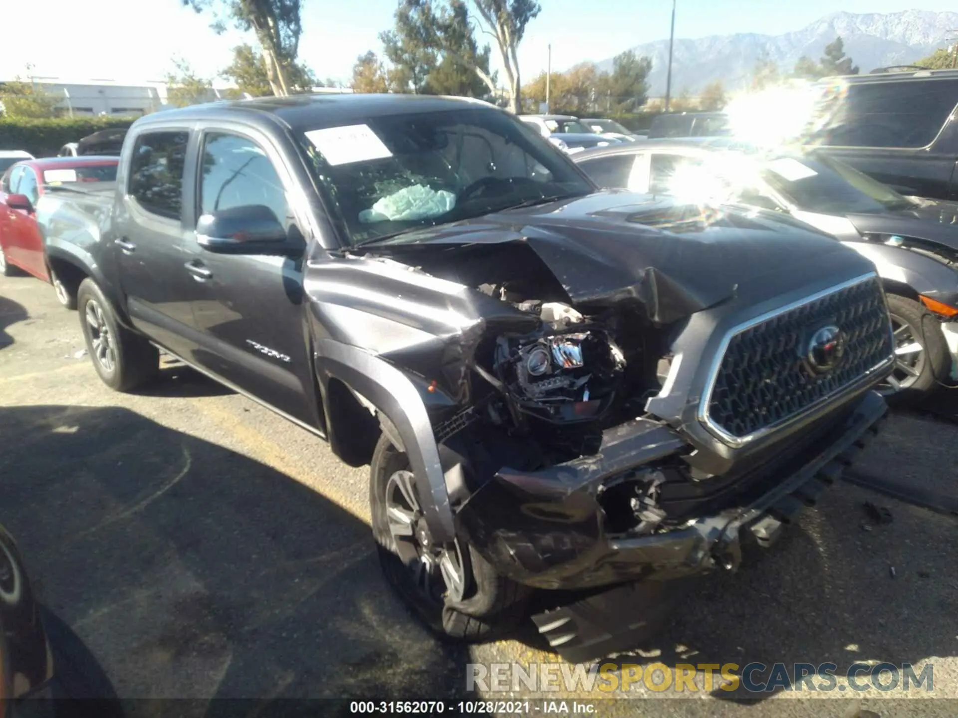 1 fotografías del automóvil dañado 3TMCZ5AN3KM236894 TOYOTA TACOMA 4WD 2019