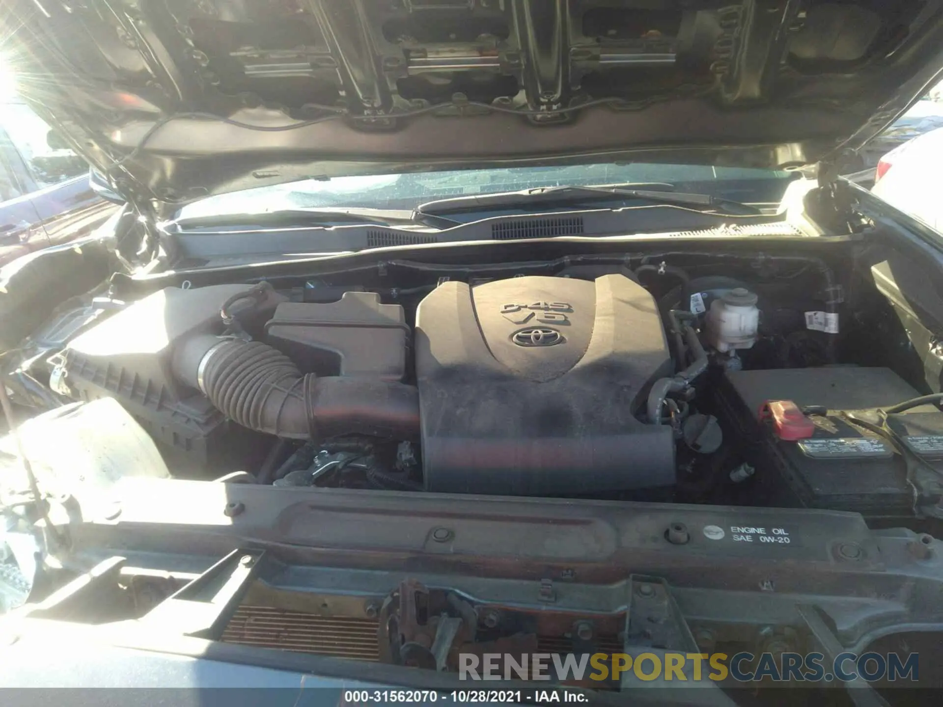 10 fotografías del automóvil dañado 3TMCZ5AN3KM236894 TOYOTA TACOMA 4WD 2019