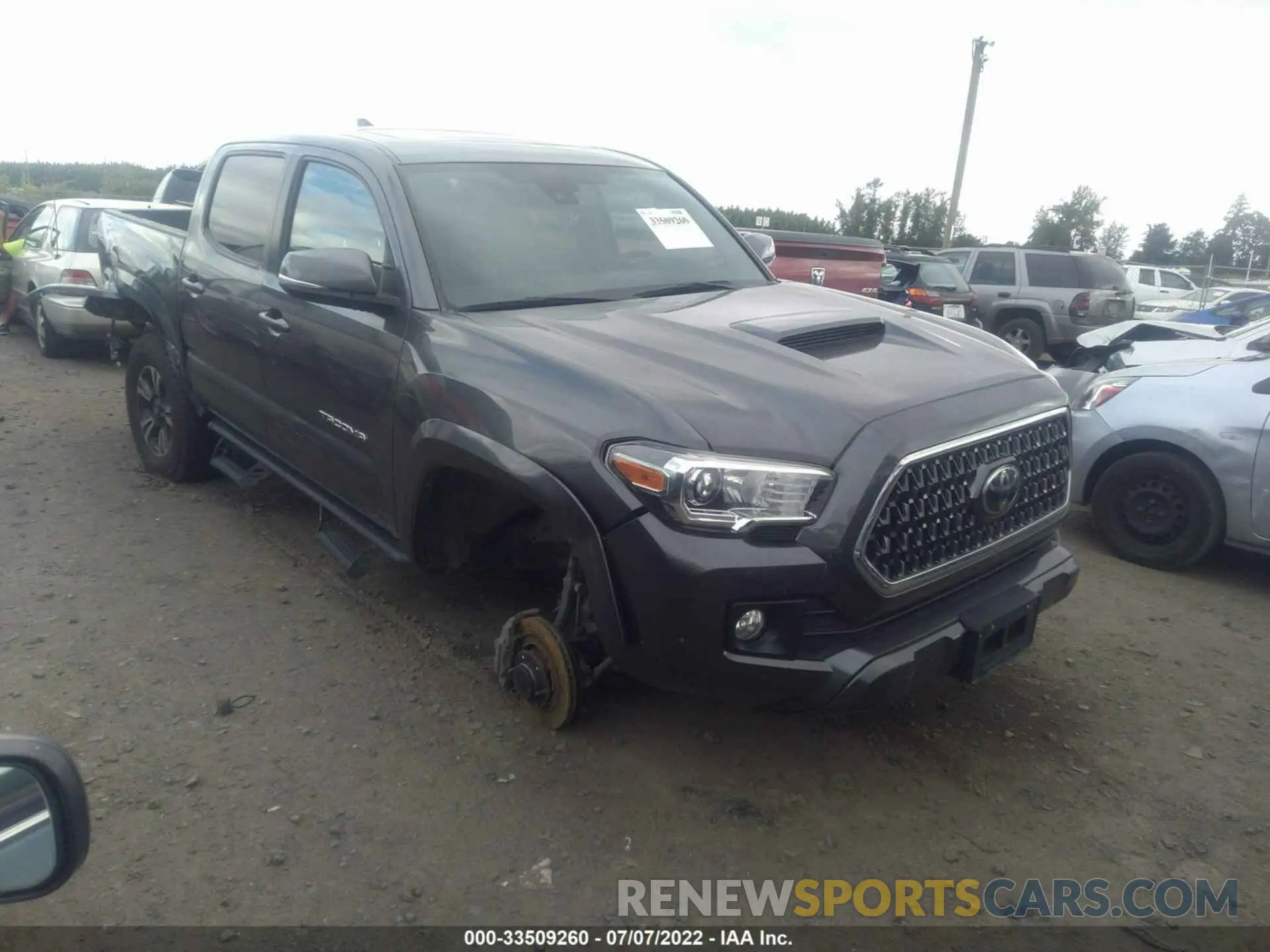 1 fotografías del automóvil dañado 3TMCZ5AN3KM241951 TOYOTA TACOMA 4WD 2019
