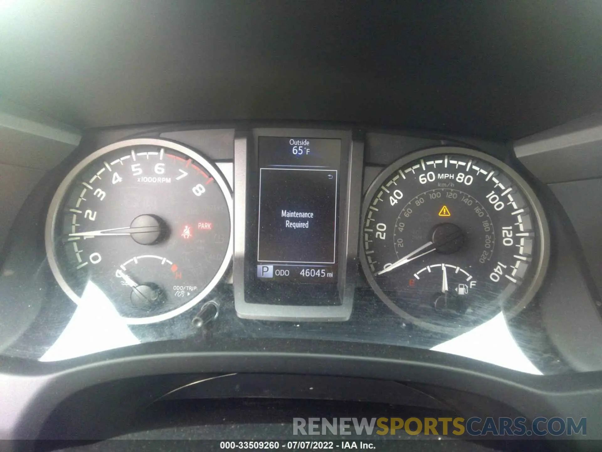 7 fotografías del automóvil dañado 3TMCZ5AN3KM241951 TOYOTA TACOMA 4WD 2019