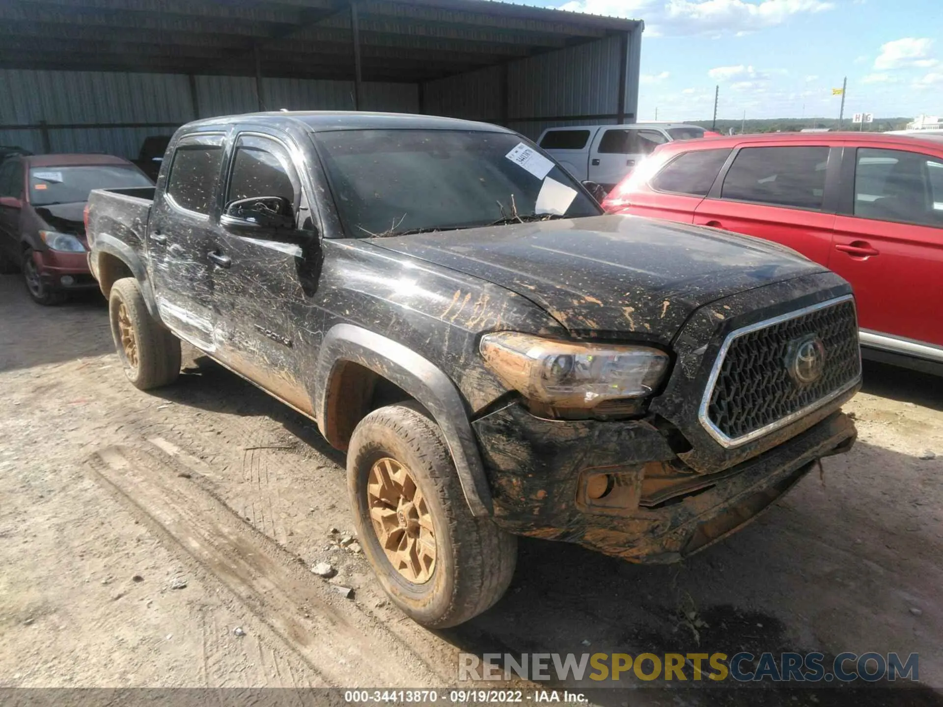 1 fotografías del automóvil dañado 3TMCZ5AN5KM198942 TOYOTA TACOMA 4WD 2019