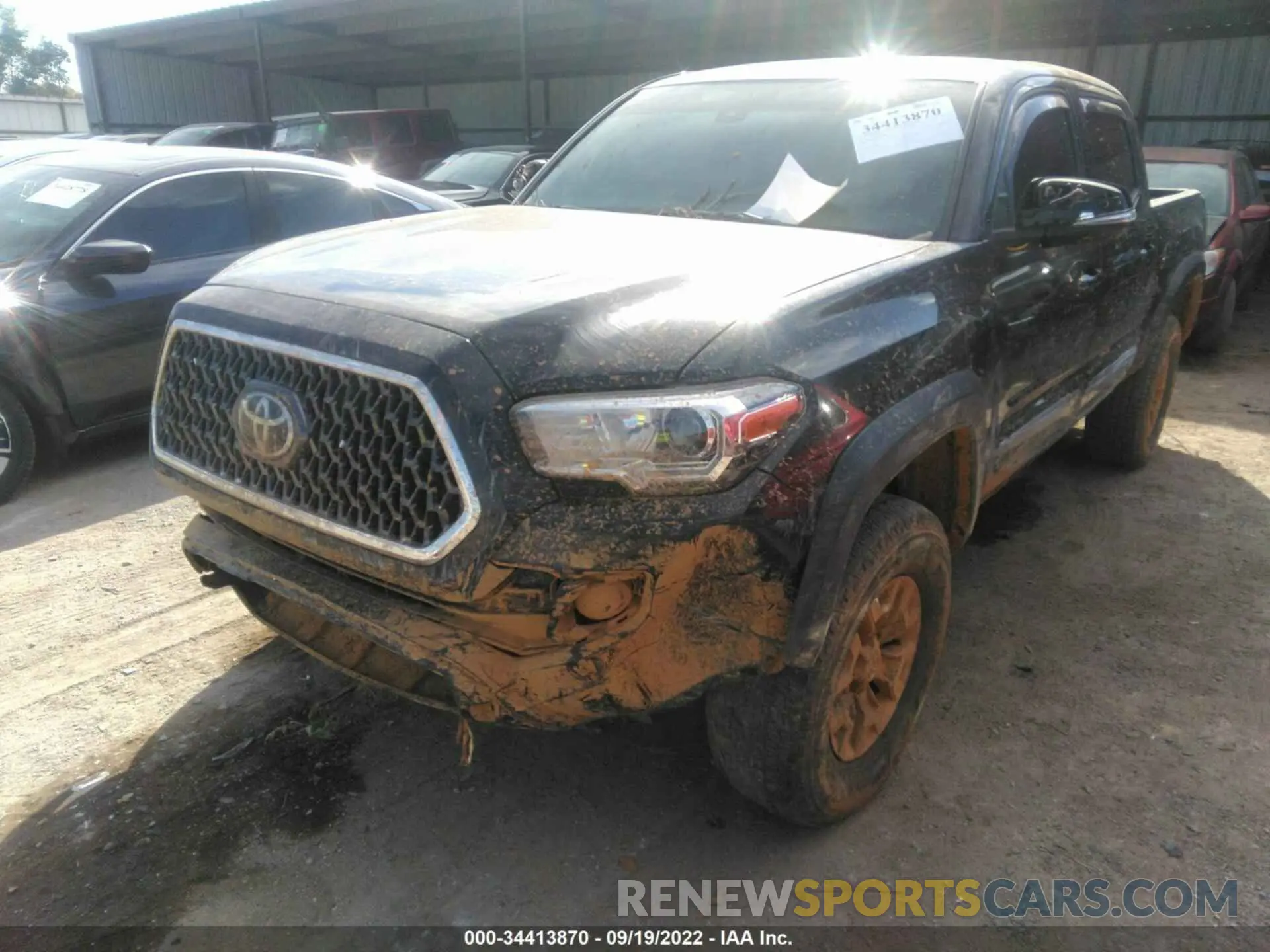 6 fotografías del automóvil dañado 3TMCZ5AN5KM198942 TOYOTA TACOMA 4WD 2019