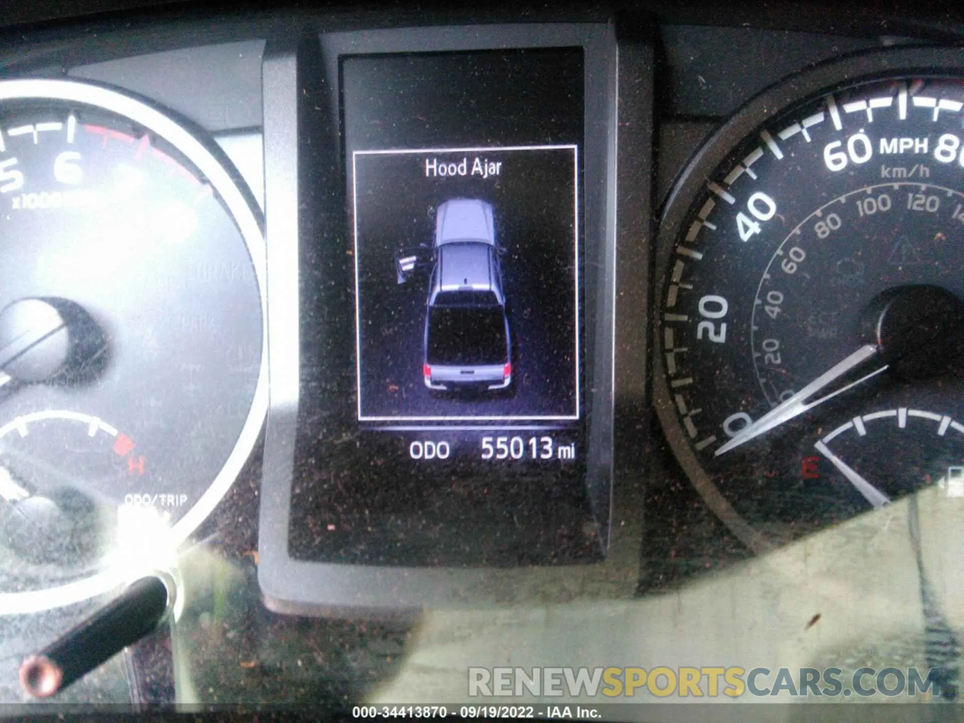 7 fotografías del automóvil dañado 3TMCZ5AN5KM198942 TOYOTA TACOMA 4WD 2019