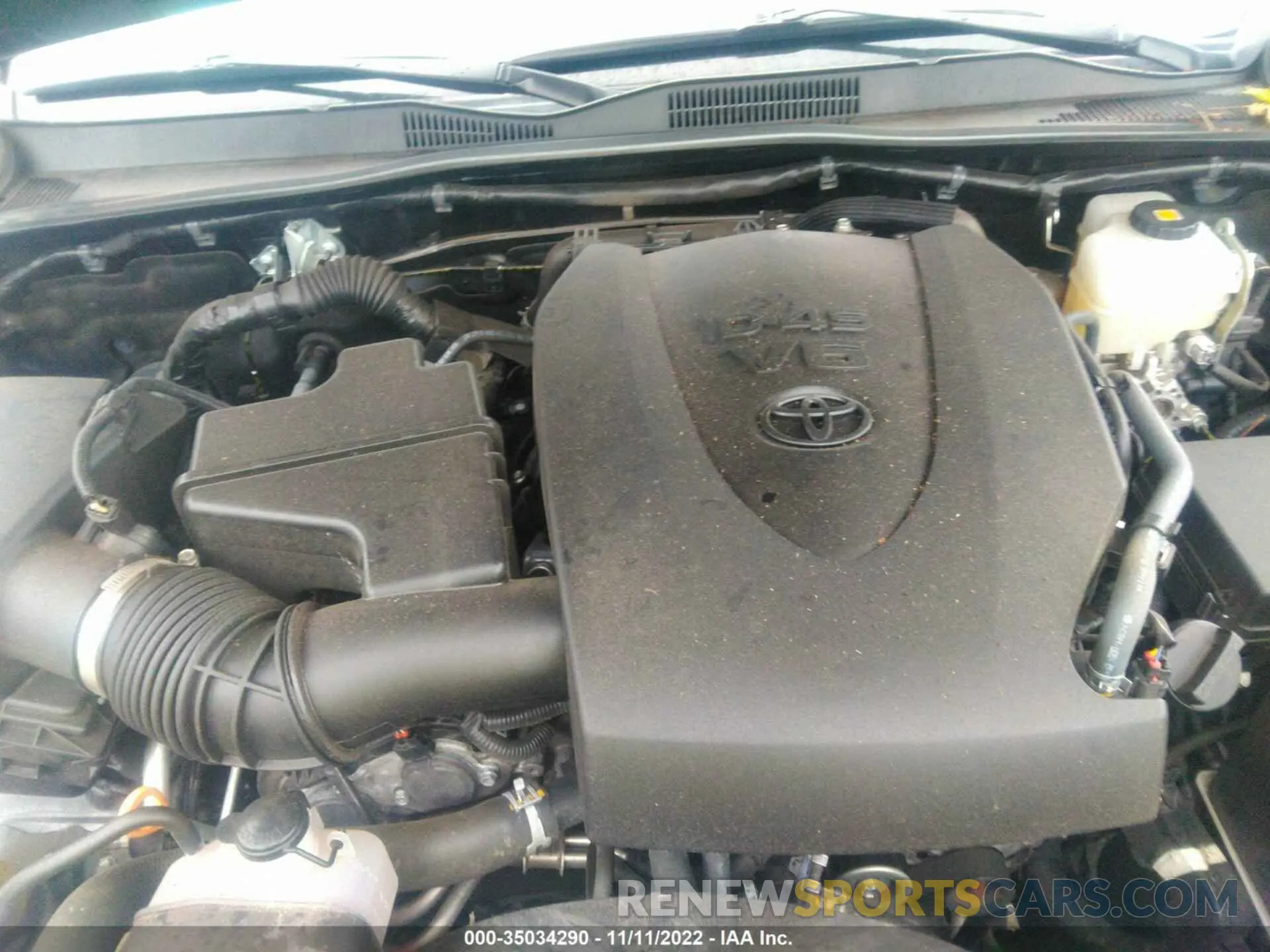 10 fotografías del automóvil dañado 3TMCZ5AN5KM275860 TOYOTA TACOMA 4WD 2019
