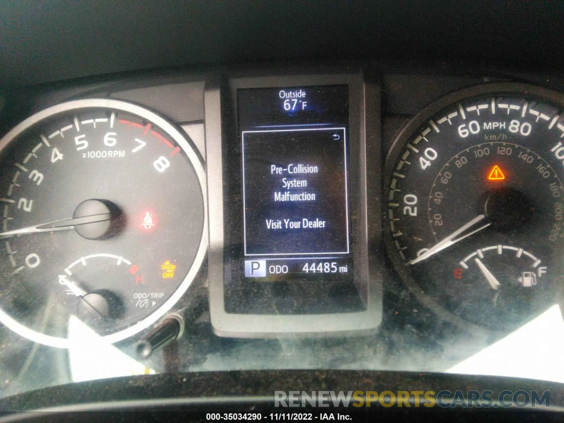 7 fotografías del automóvil dañado 3TMCZ5AN5KM275860 TOYOTA TACOMA 4WD 2019