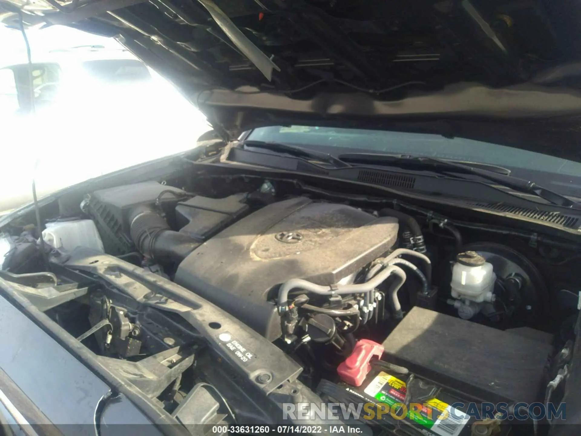 10 fotografías del automóvil dañado 3TMCZ5AN5KM276555 TOYOTA TACOMA 4WD 2019
