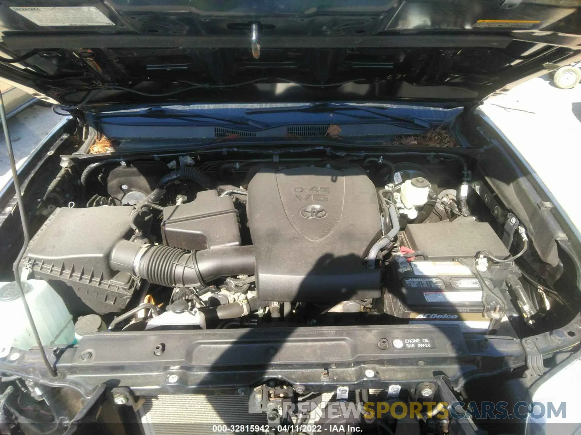 10 fotografías del automóvil dañado 3TMCZ5AN8KM197316 TOYOTA TACOMA 4WD 2019
