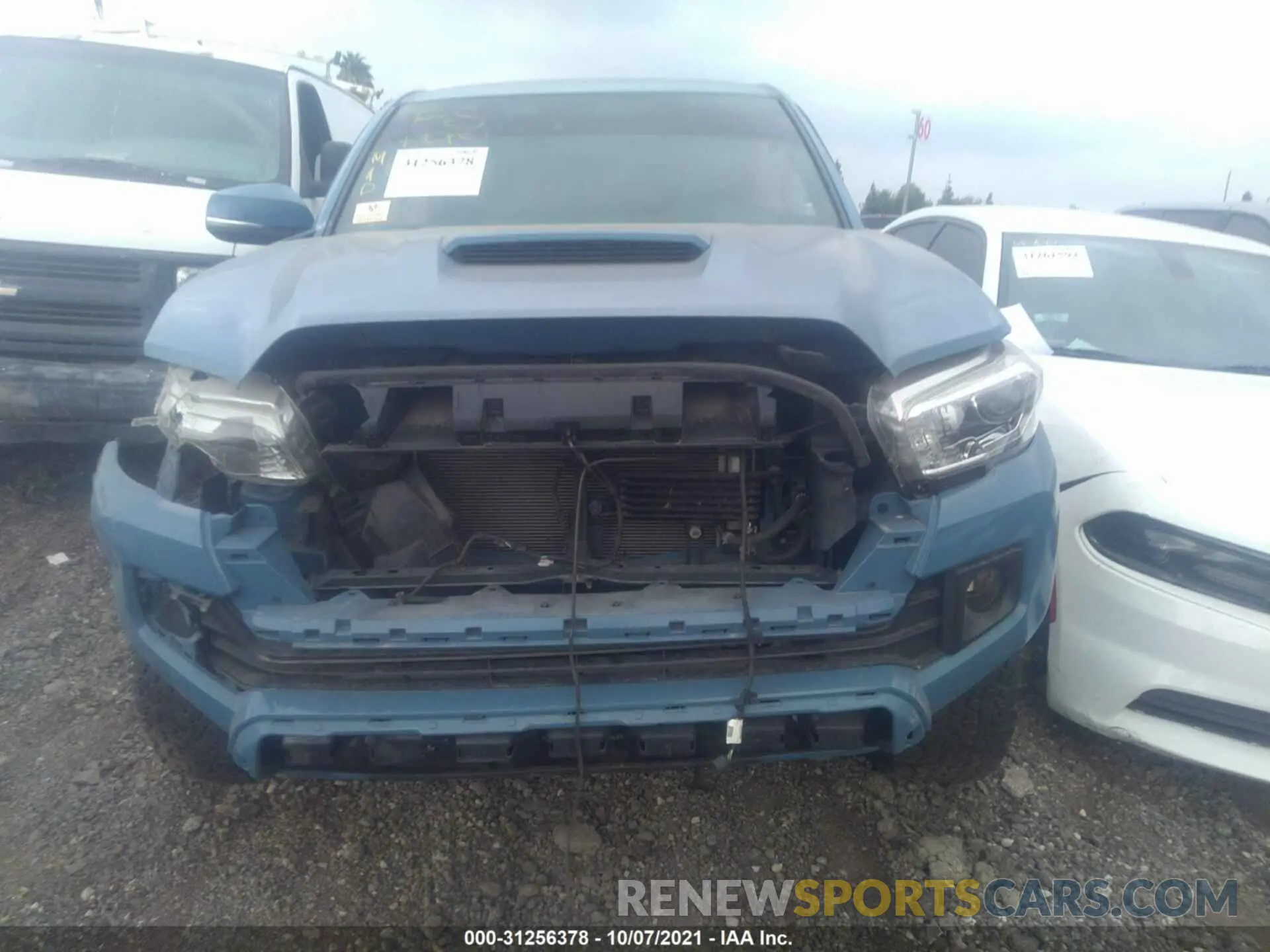 6 fotografías del automóvil dañado 3TMCZ5AN8KM208279 TOYOTA TACOMA 4WD 2019