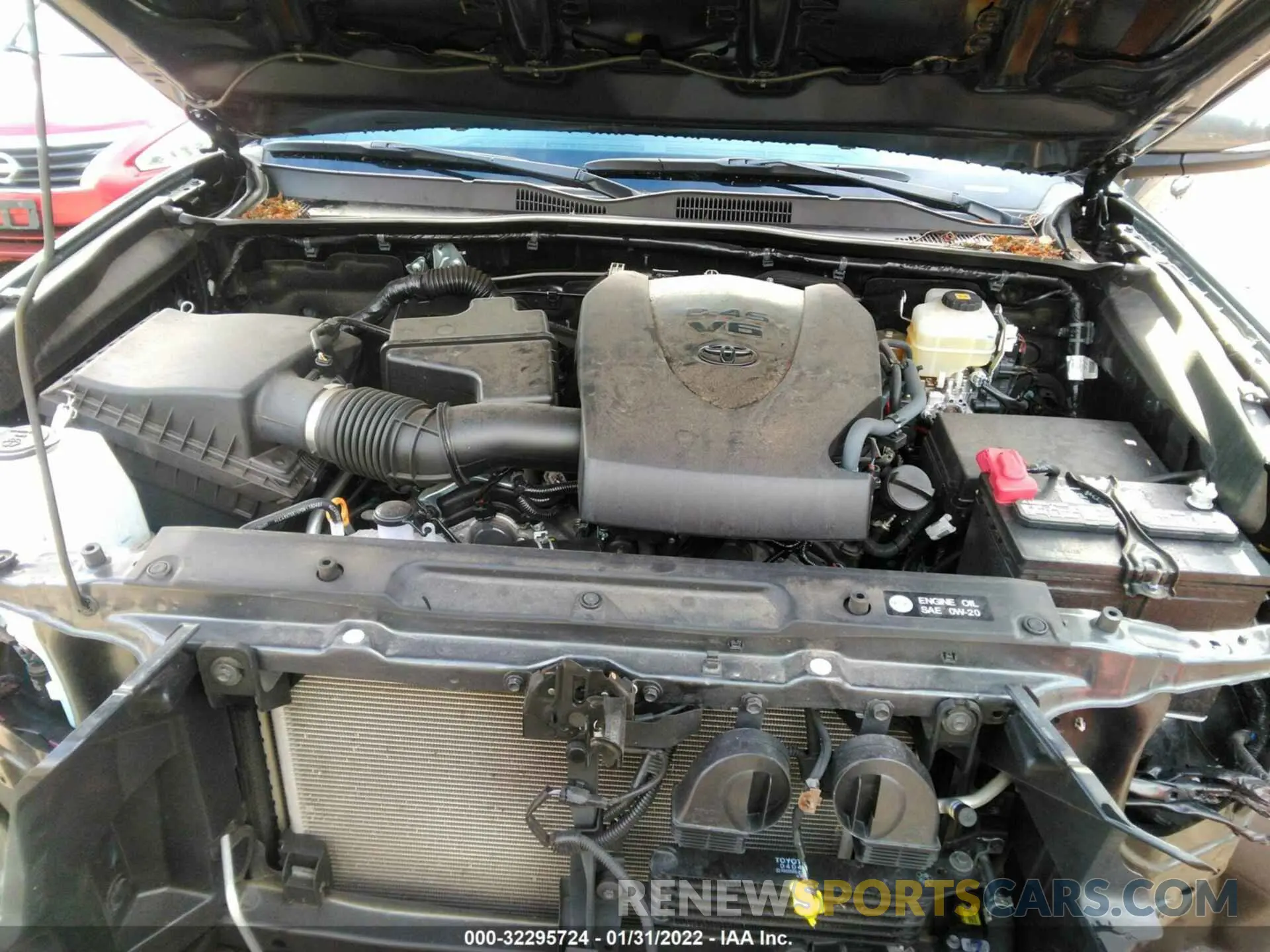 10 fotografías del automóvil dañado 3TMCZ5AN8KM209917 TOYOTA TACOMA 4WD 2019