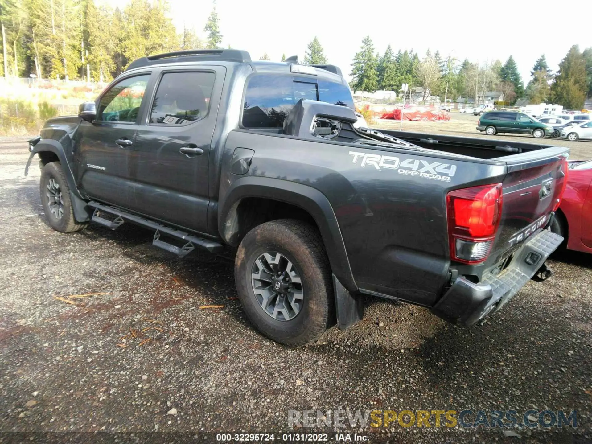 3 fotografías del automóvil dañado 3TMCZ5AN8KM209917 TOYOTA TACOMA 4WD 2019