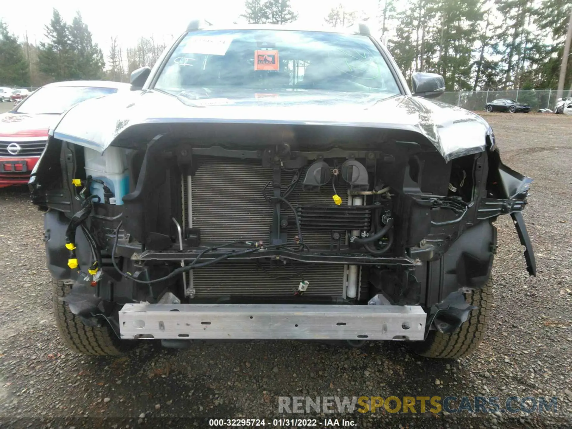 6 fotografías del automóvil dañado 3TMCZ5AN8KM209917 TOYOTA TACOMA 4WD 2019