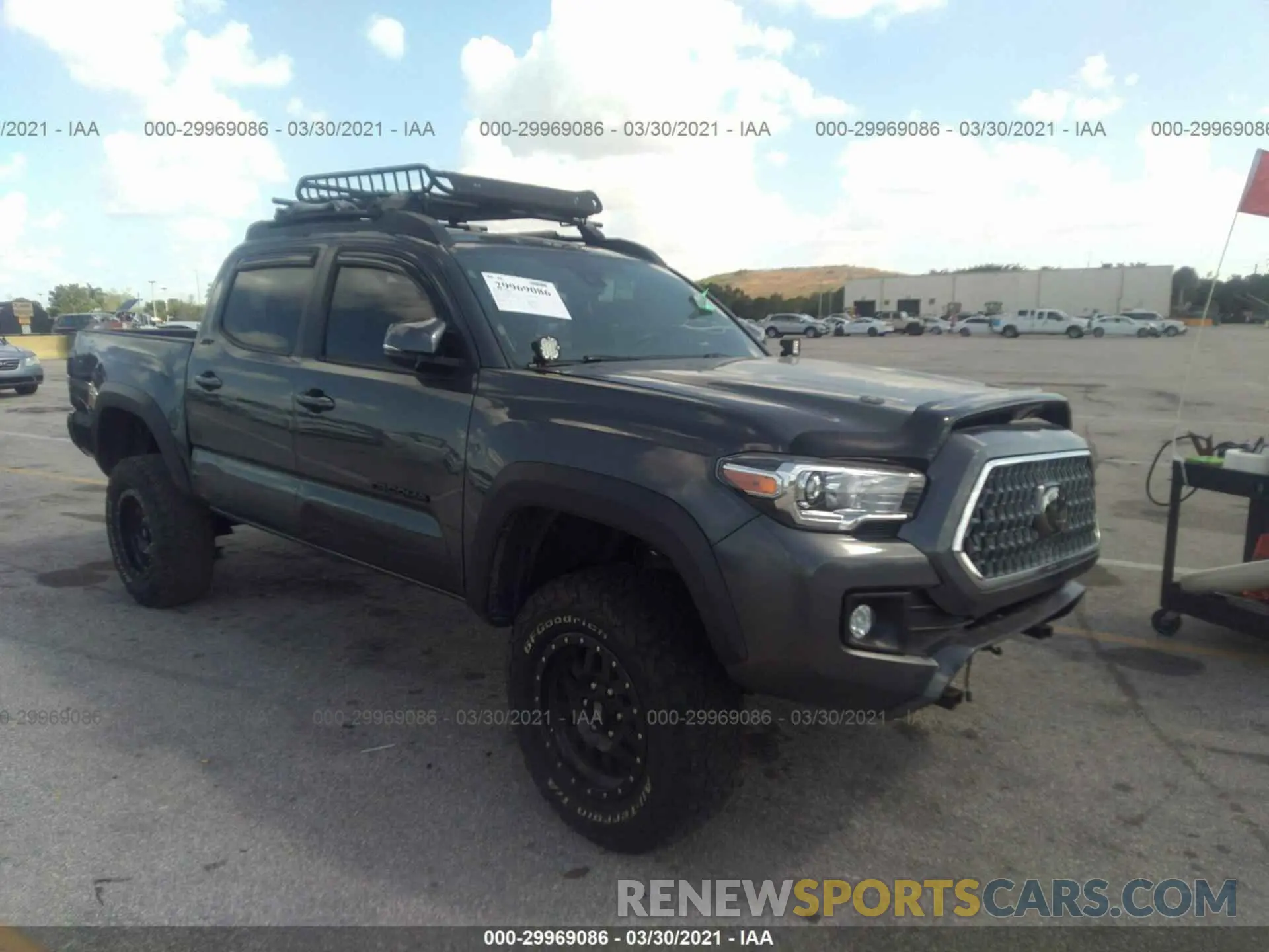 1 fotografías del automóvil dañado 3TMCZ5AN8KM258518 TOYOTA TACOMA 4WD 2019