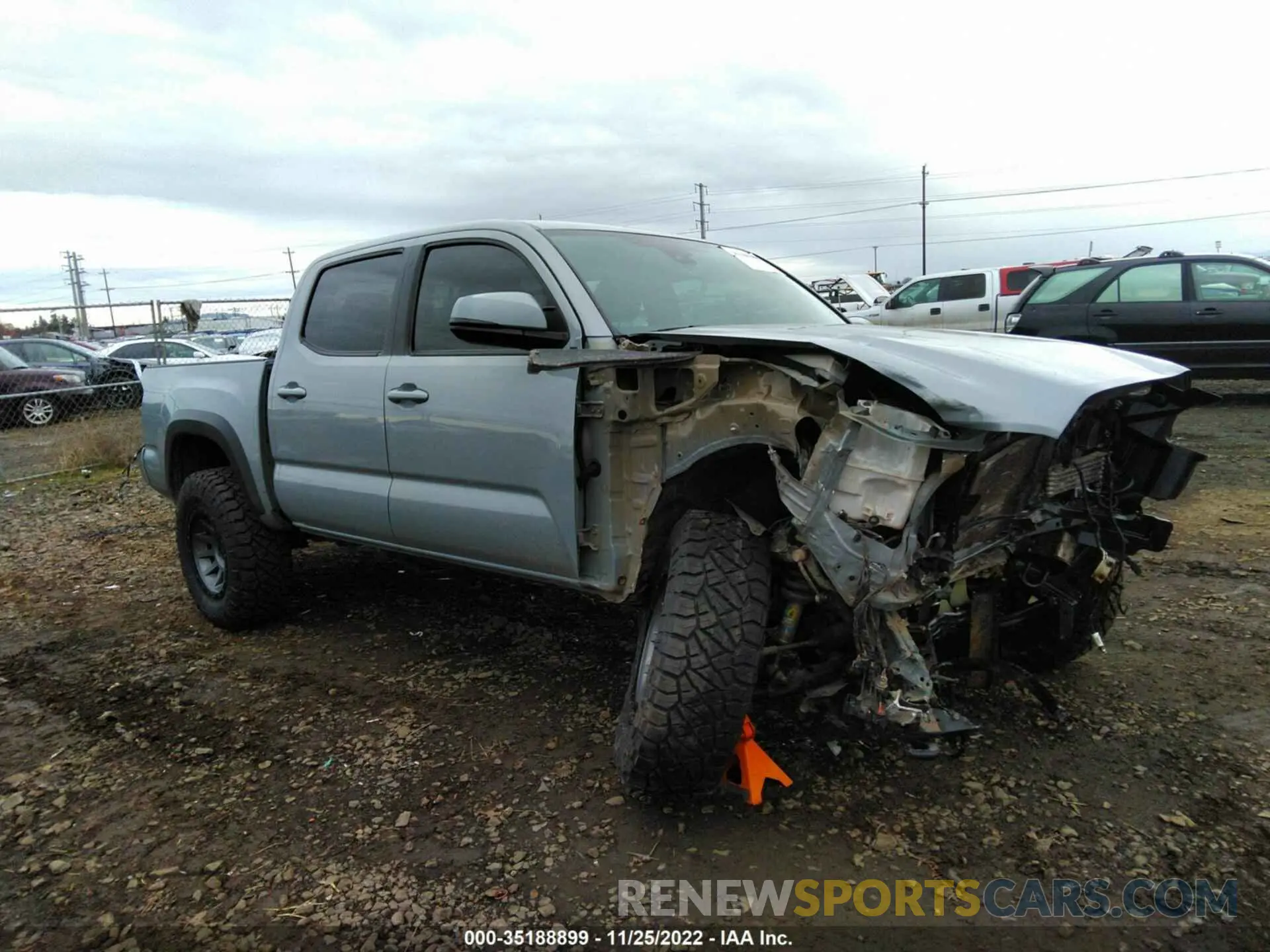 1 fotografías del automóvil dañado 3TMCZ5ANXKM258813 TOYOTA TACOMA 4WD 2019