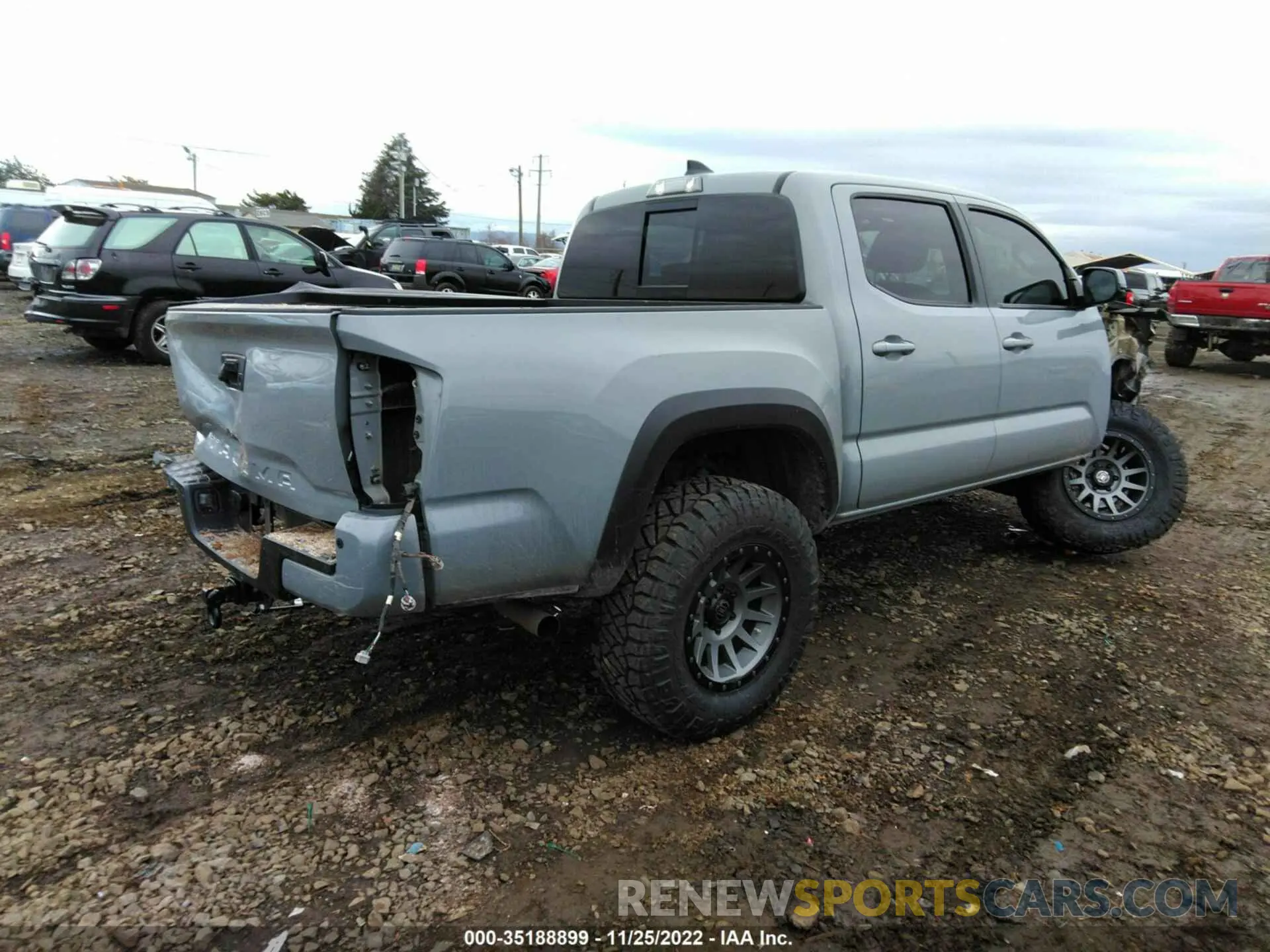 4 fotografías del automóvil dañado 3TMCZ5ANXKM258813 TOYOTA TACOMA 4WD 2019