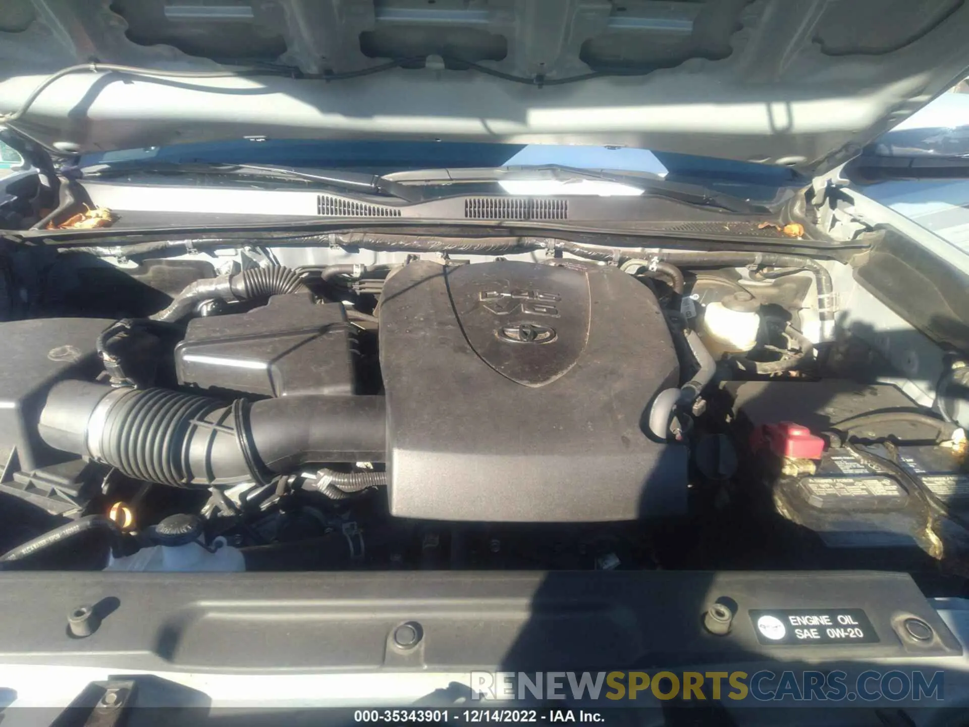10 fotografías del automóvil dañado 5TFCZ5AN4KX188896 TOYOTA TACOMA 4WD 2019