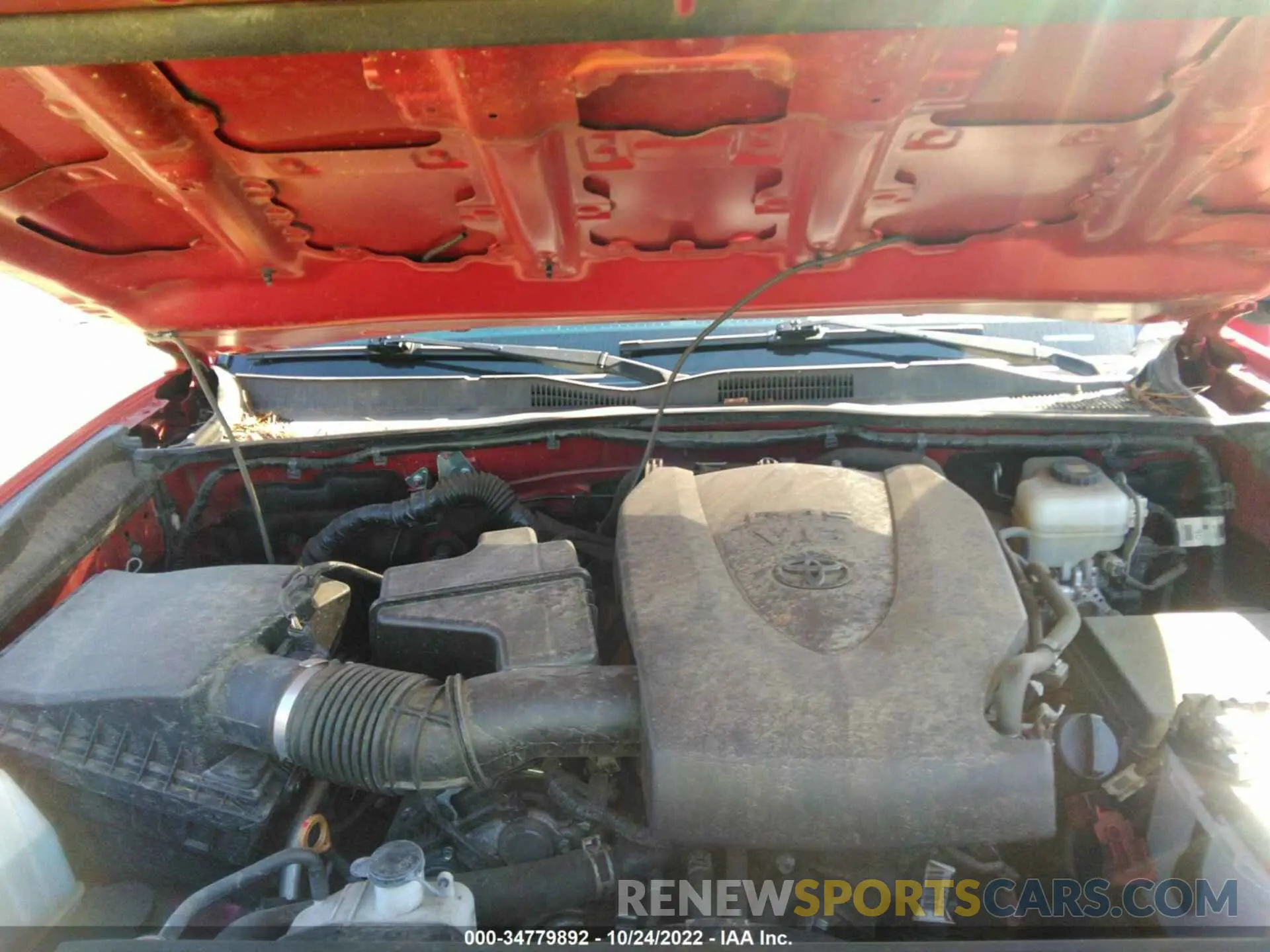 10 fotografías del automóvil dañado 5TFCZ5AN4KX190874 TOYOTA TACOMA 4WD 2019