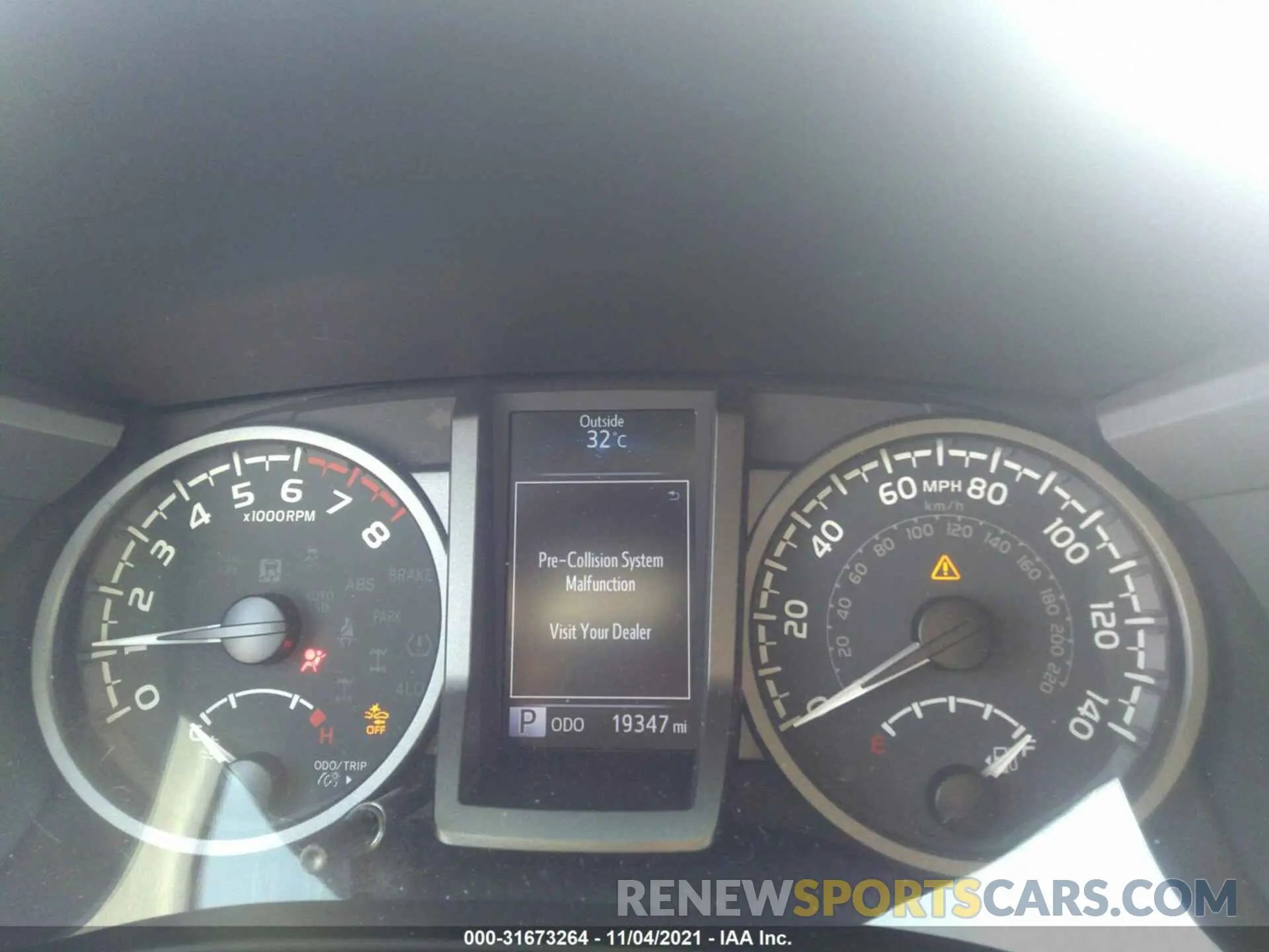 7 fotografías del automóvil dañado 3TMCZ5AN2LM296683 TOYOTA TACOMA 4WD 2020