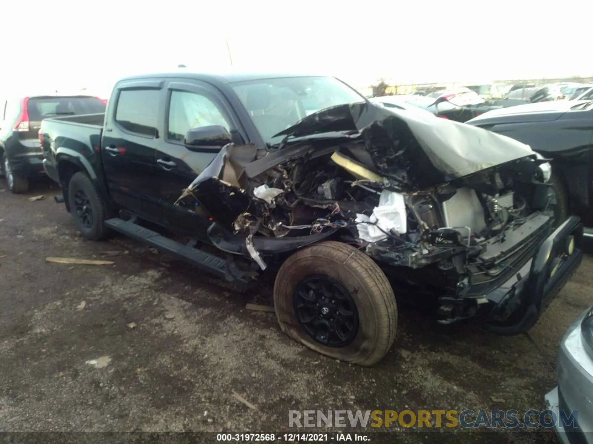 1 fotografías del automóvil dañado 3TMCZ5AN2LM301199 TOYOTA TACOMA 4WD 2020