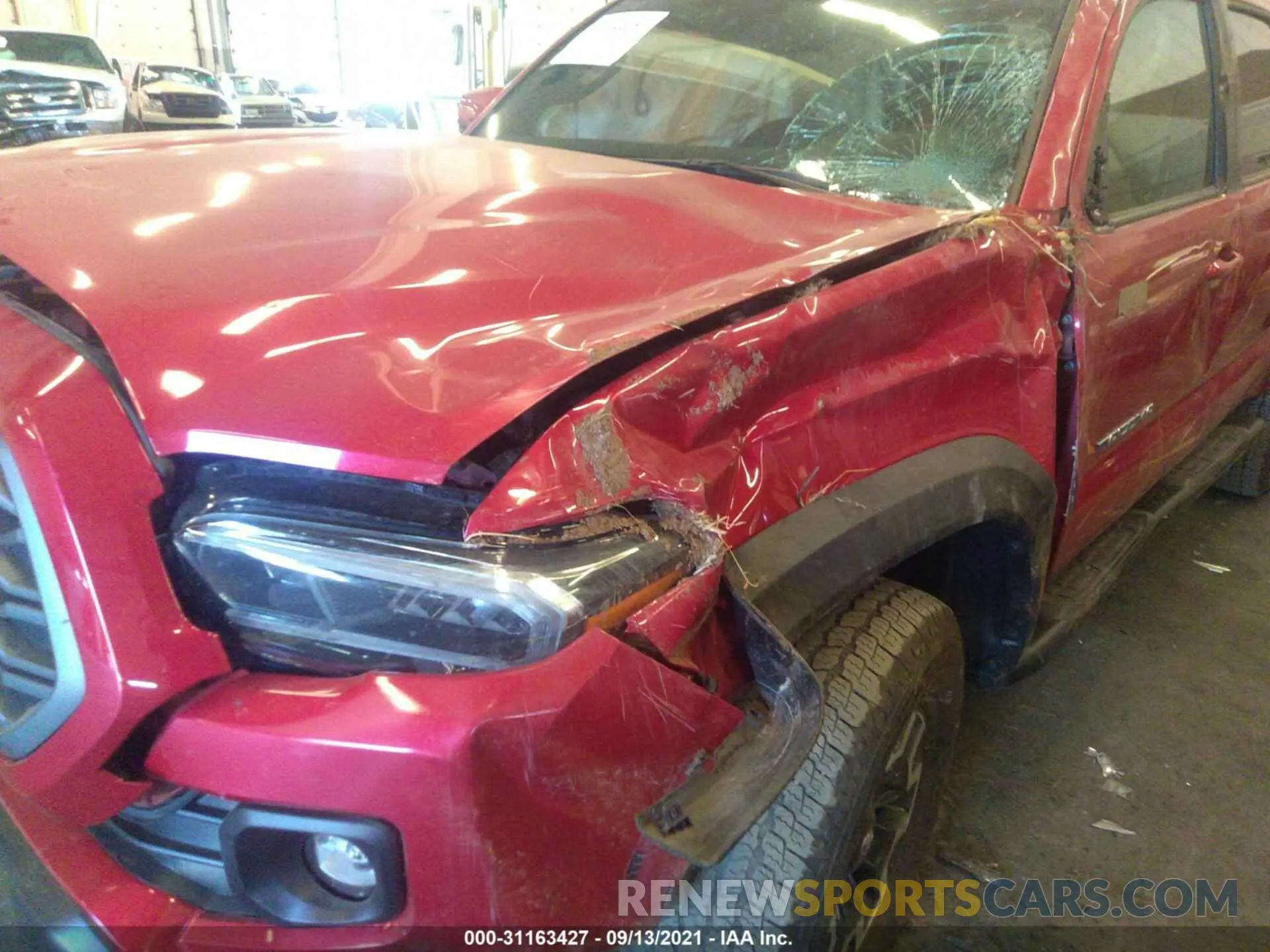 6 fotografías del automóvil dañado 3TMCZ5AN3LM298040 TOYOTA TACOMA 4WD 2020