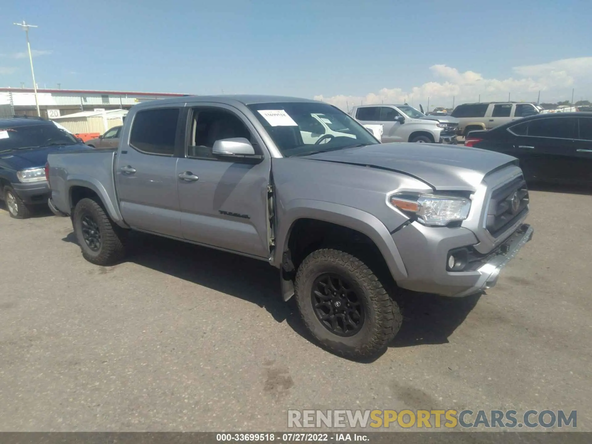 1 fotografías del automóvil dañado 3TMCZ5AN3LM367275 TOYOTA TACOMA 4WD 2020