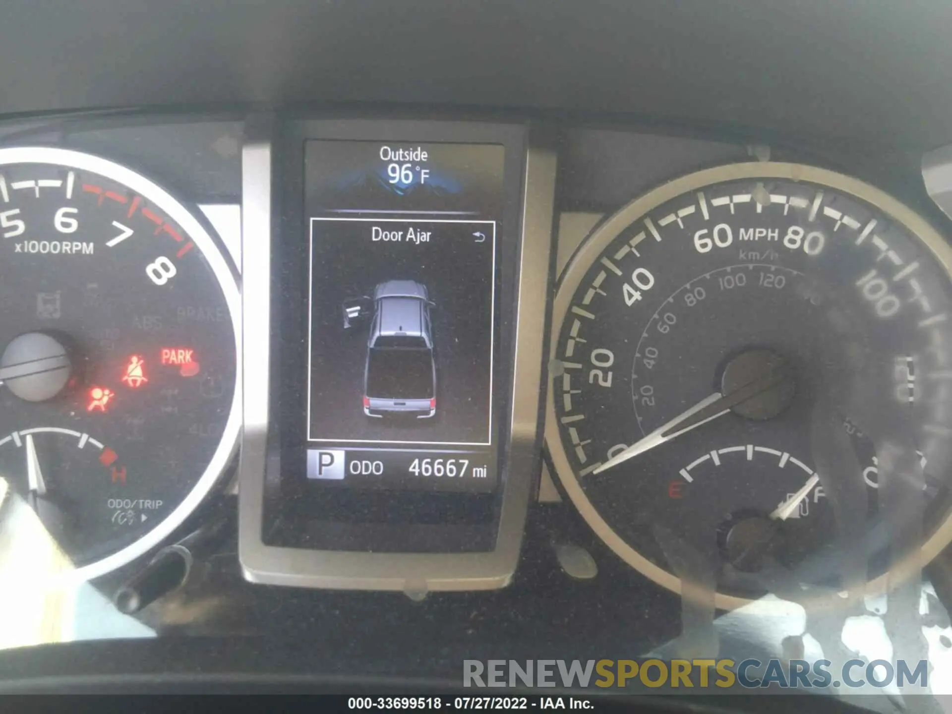 7 fotografías del automóvil dañado 3TMCZ5AN3LM367275 TOYOTA TACOMA 4WD 2020