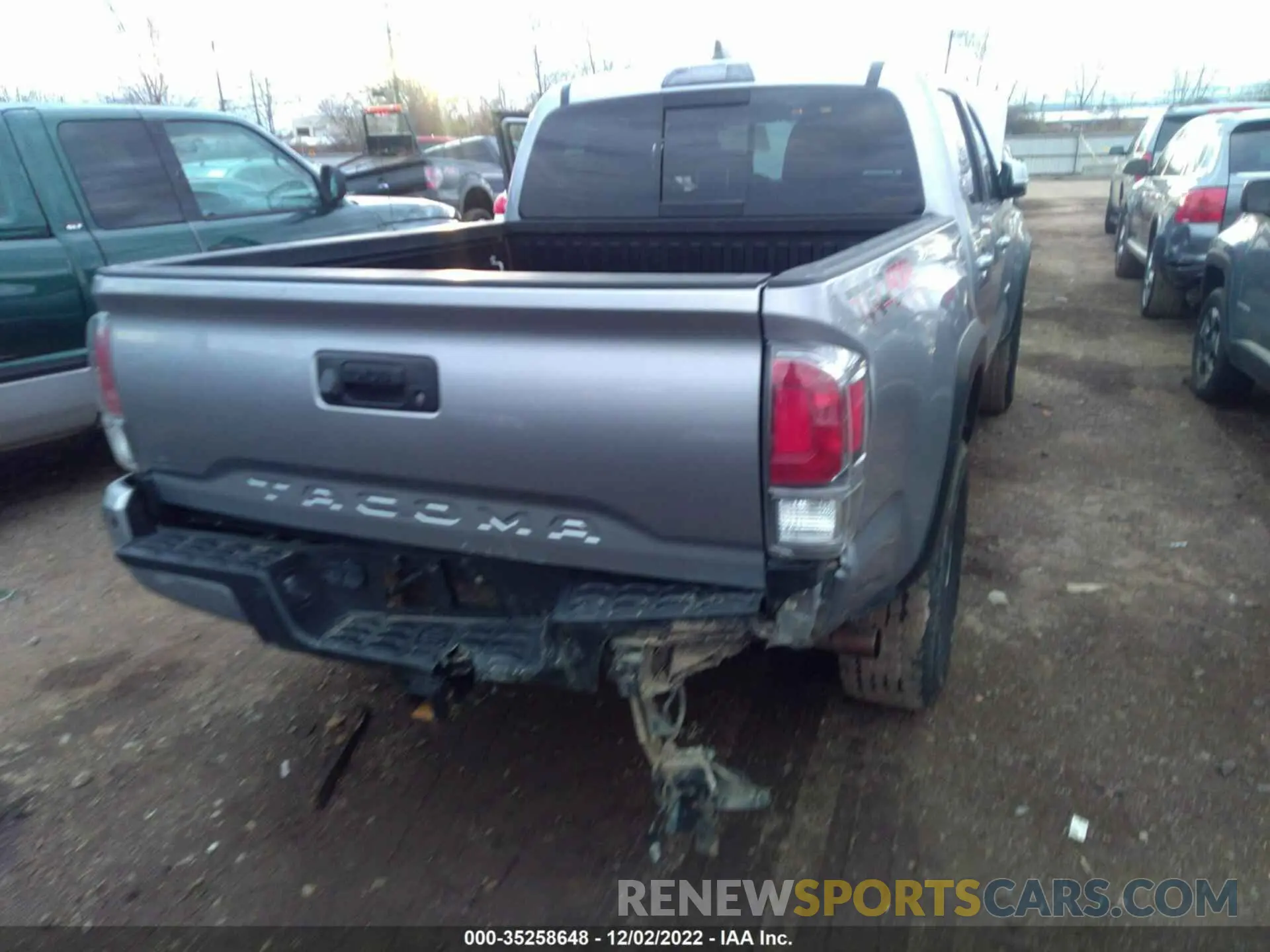 6 fotografías del automóvil dañado 3TMCZ5AN4LM329537 TOYOTA TACOMA 4WD 2020
