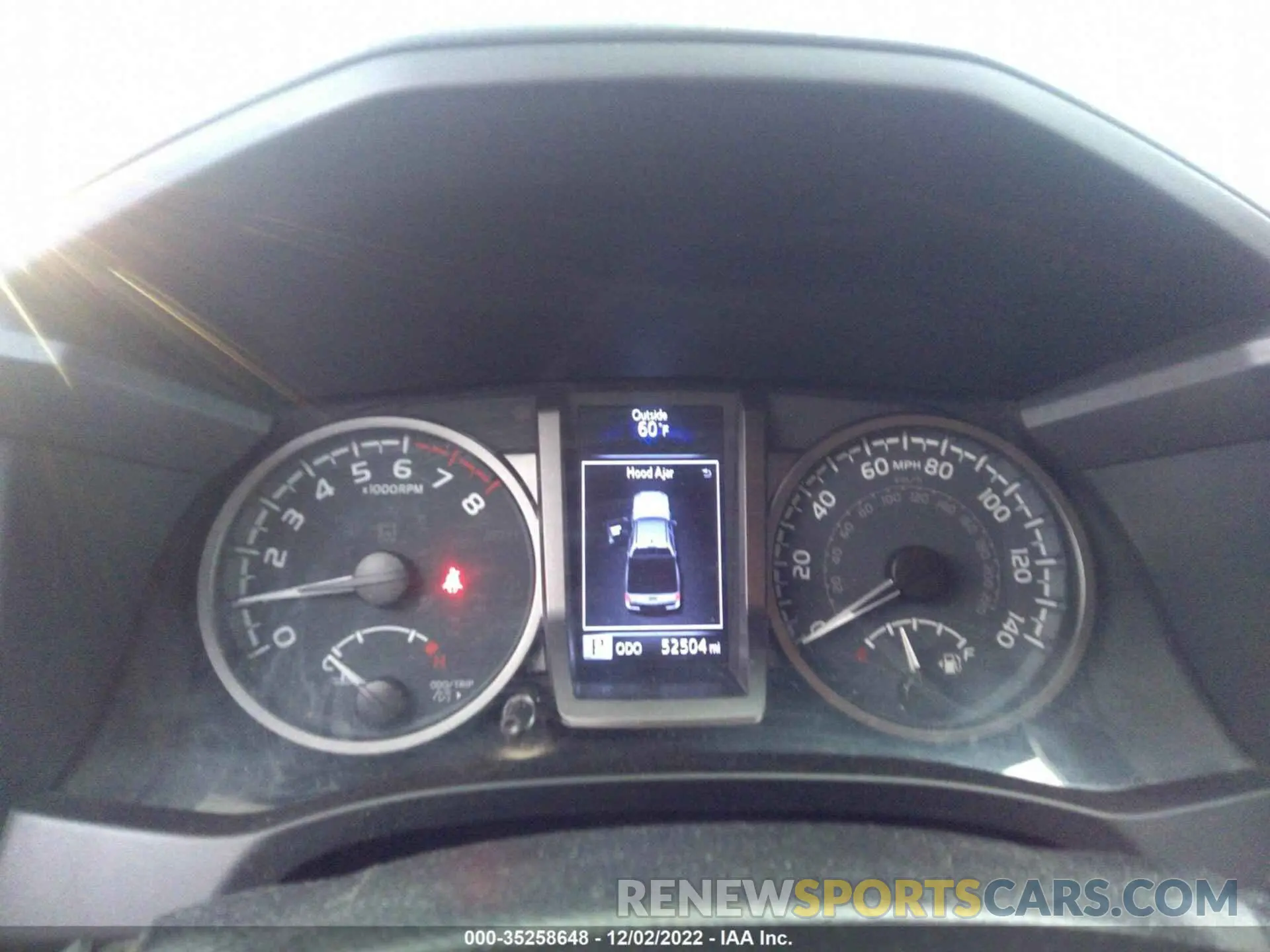 7 fotografías del automóvil dañado 3TMCZ5AN4LM329537 TOYOTA TACOMA 4WD 2020