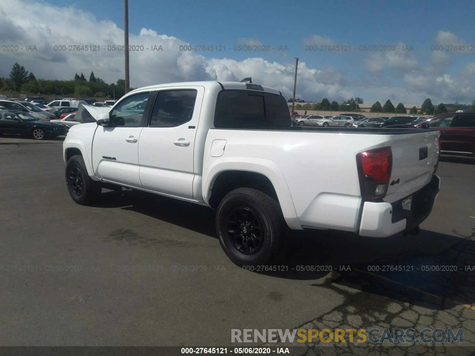 3 fotografías del automóvil dañado 3TMCZ5AN4LM339596 TOYOTA TACOMA 4WD 2020