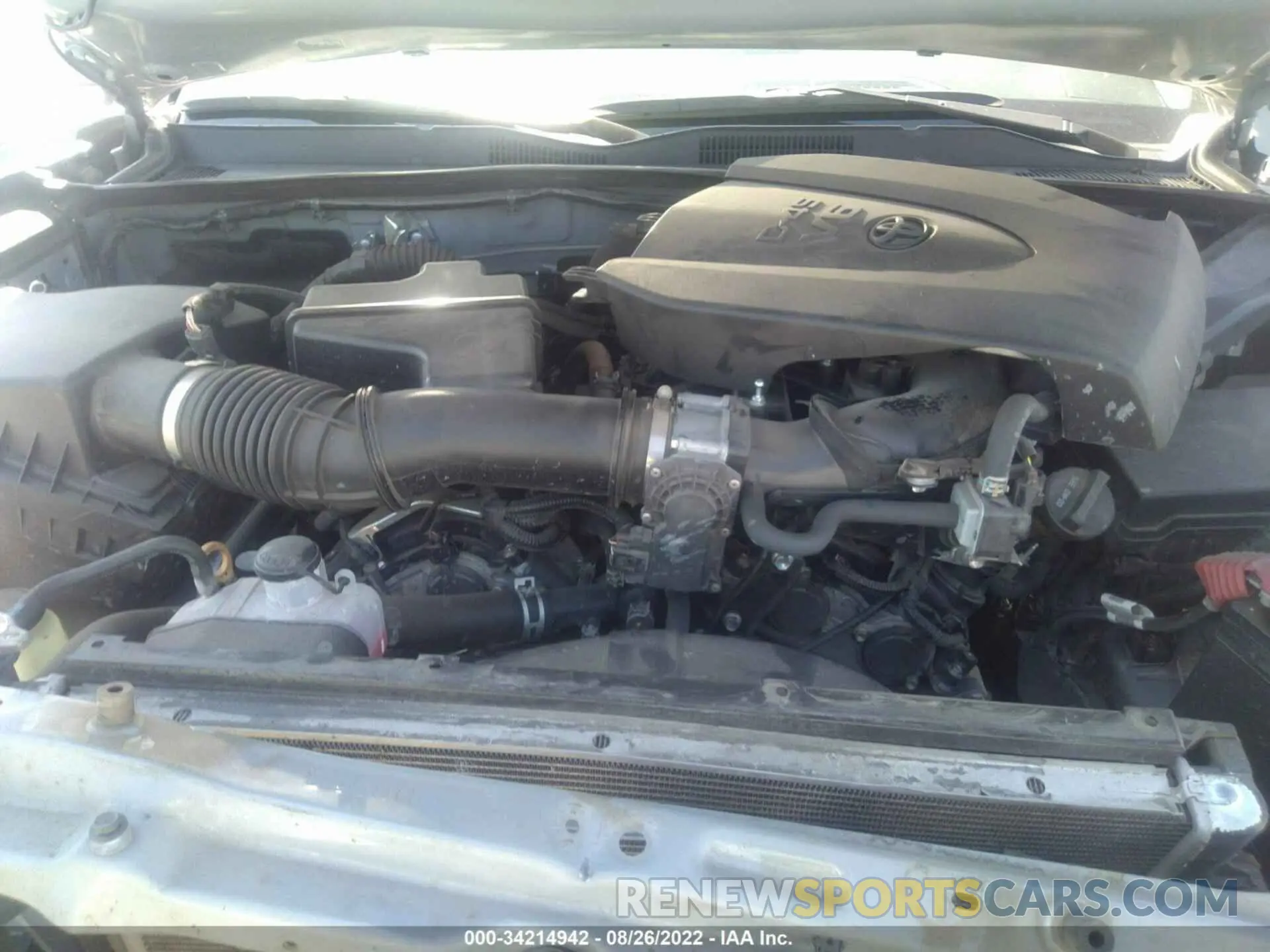 10 fotografías del automóvil dañado 3TMCZ5AN5LM313217 TOYOTA TACOMA 4WD 2020