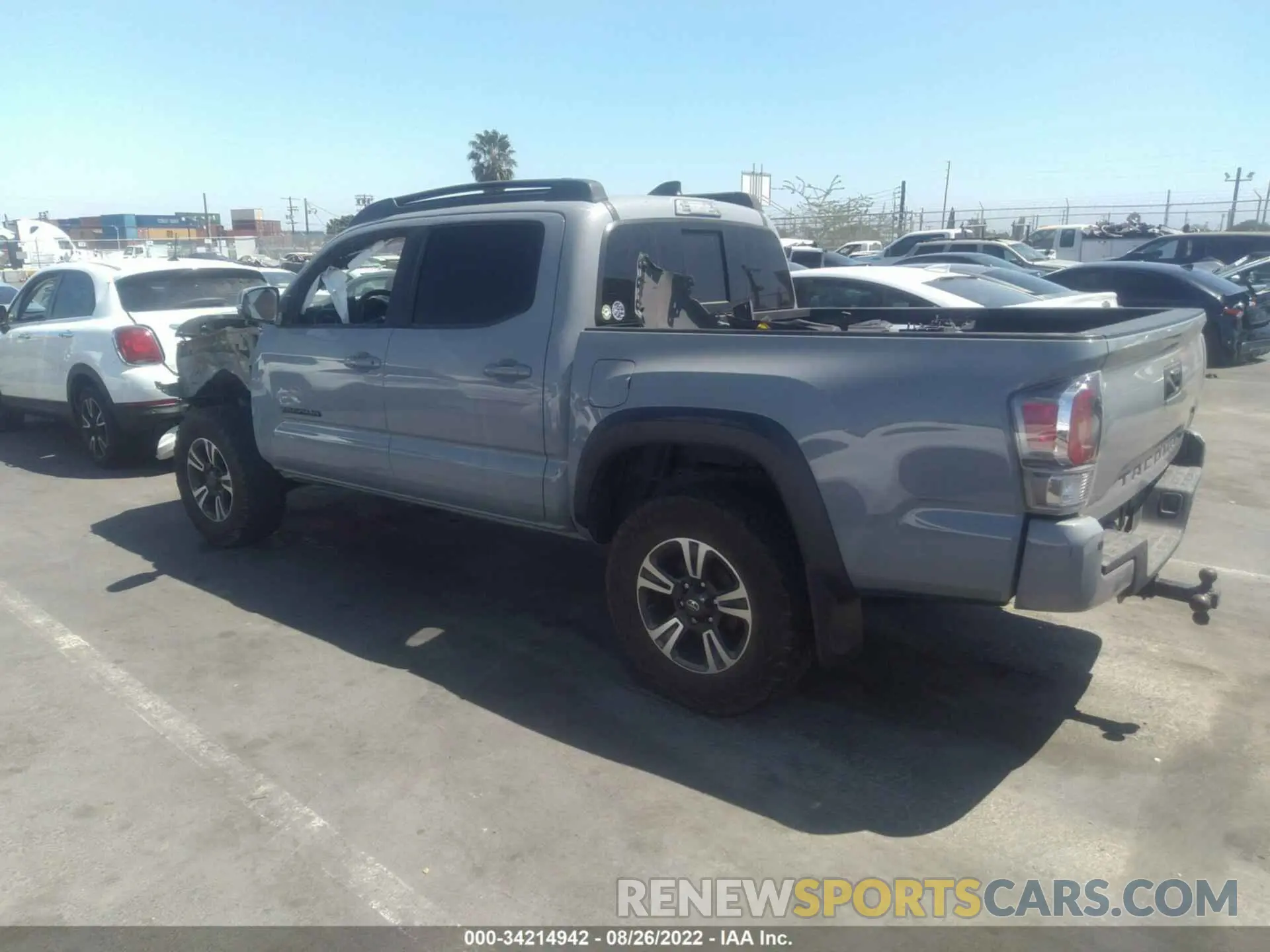 3 fotografías del automóvil dañado 3TMCZ5AN5LM313217 TOYOTA TACOMA 4WD 2020