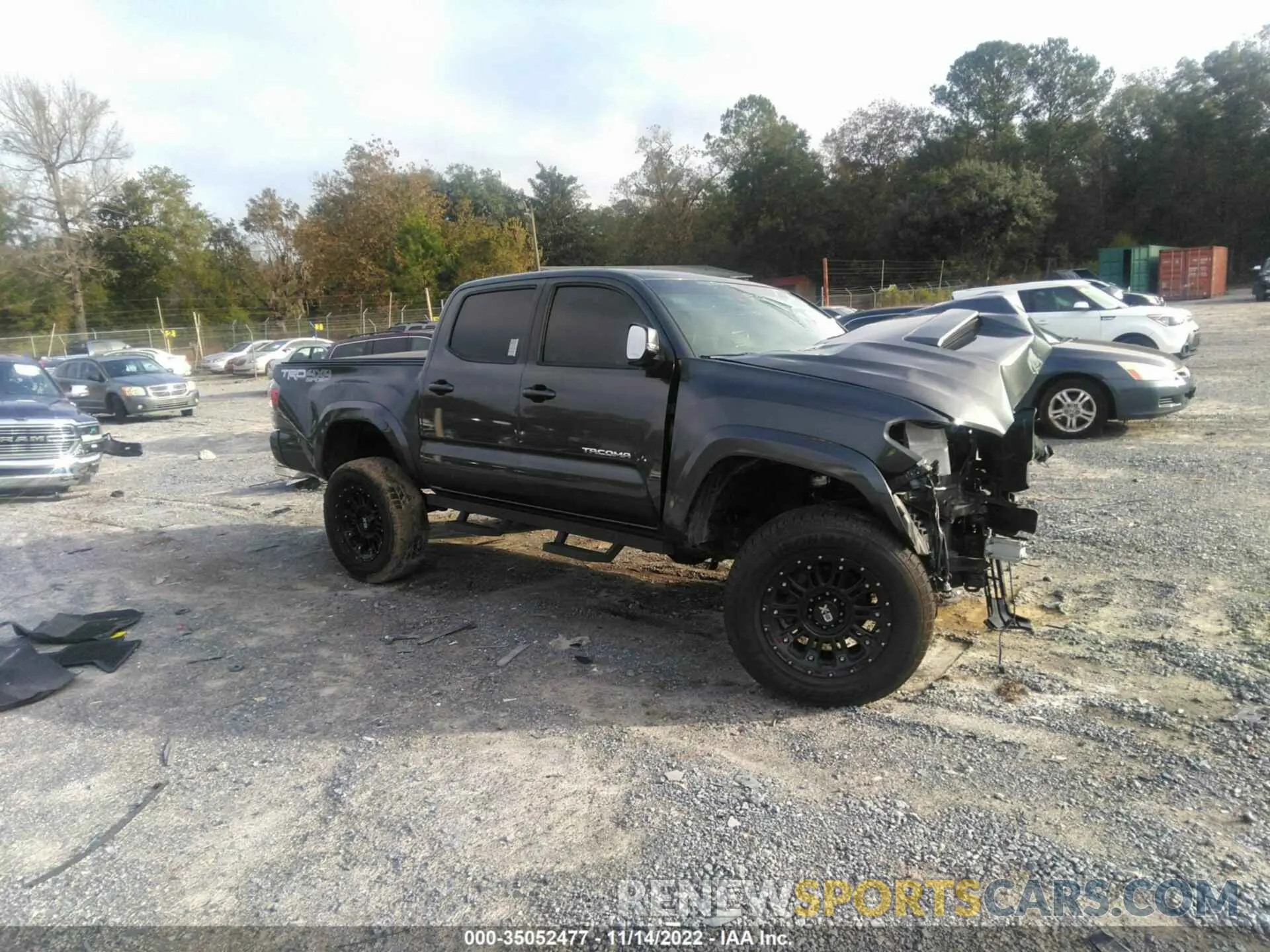 1 fotografías del automóvil dañado 3TMCZ5AN6LM299165 TOYOTA TACOMA 4WD 2020