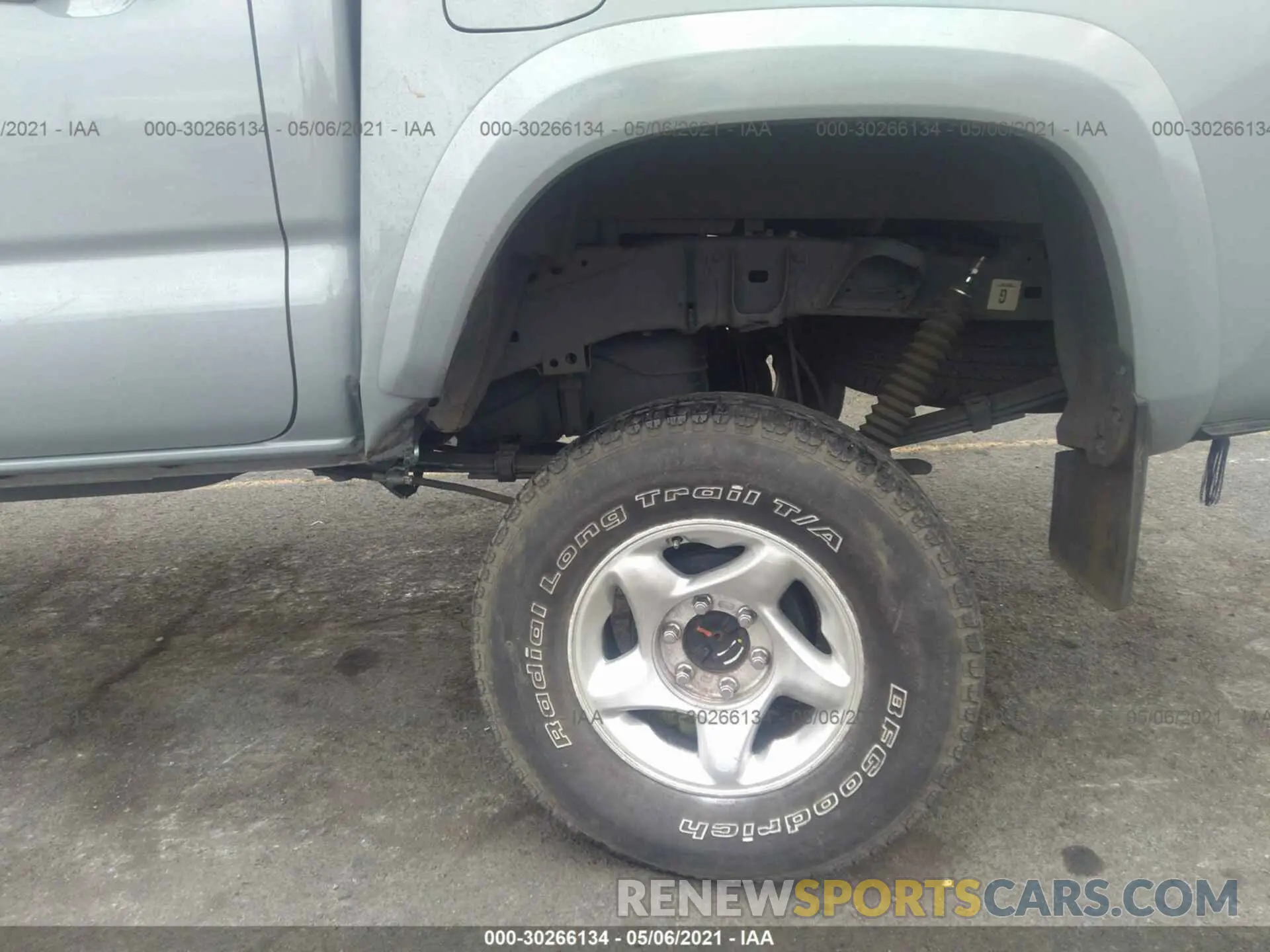 6 fotografías del automóvil dañado 3TMCZ5AN7LM311968 TOYOTA TACOMA 4WD 2020