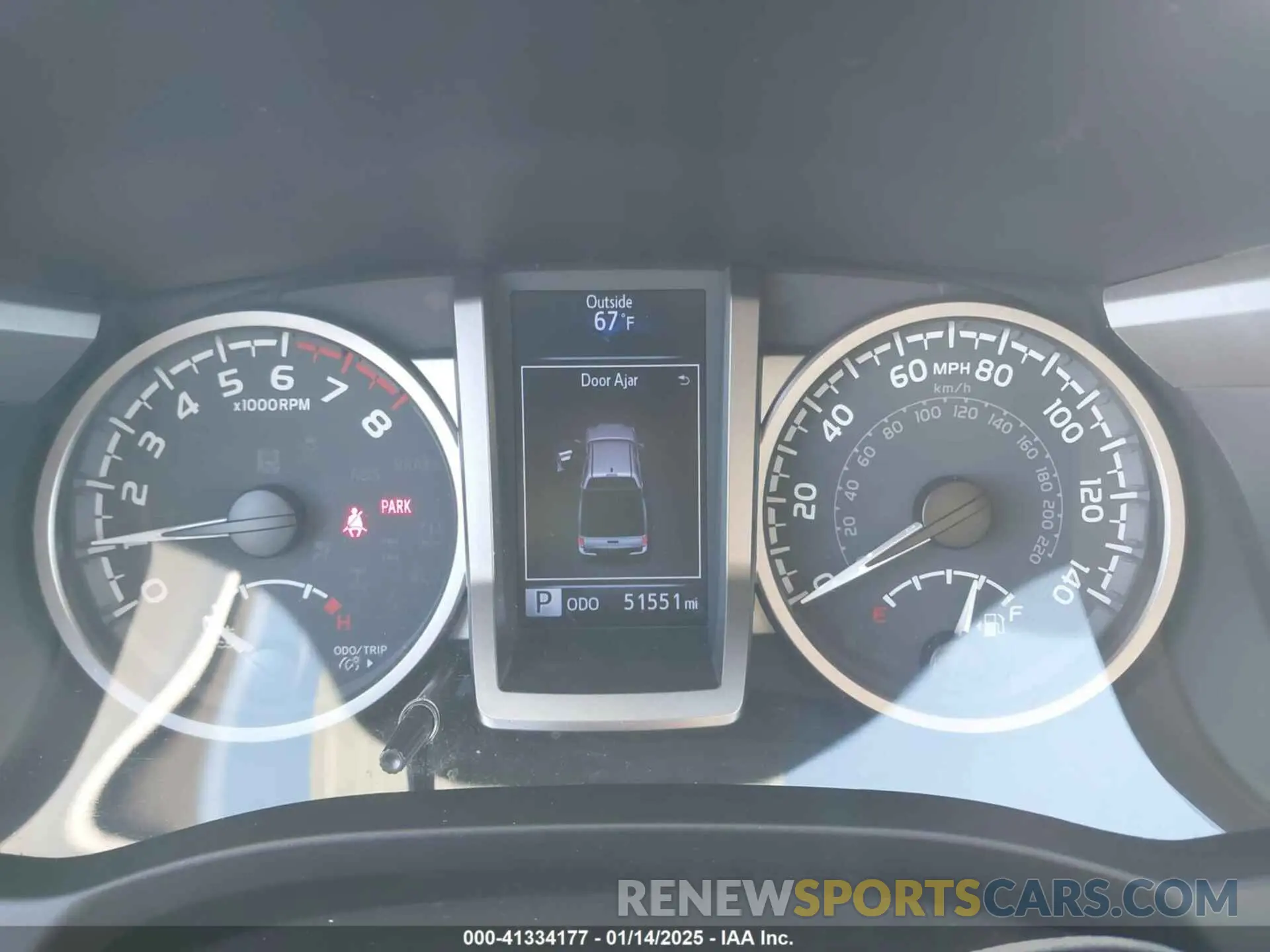 7 fotografías del automóvil dañado 3TMCZ5AN7LM329029 TOYOTA TACOMA 4WD 2020