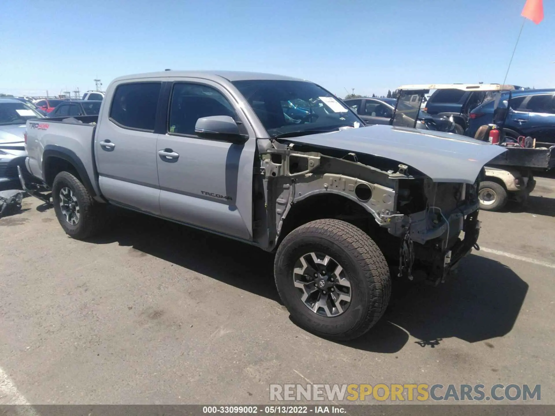 1 fotografías del automóvil dañado 3TMCZ5AN7LM353864 TOYOTA TACOMA 4WD 2020