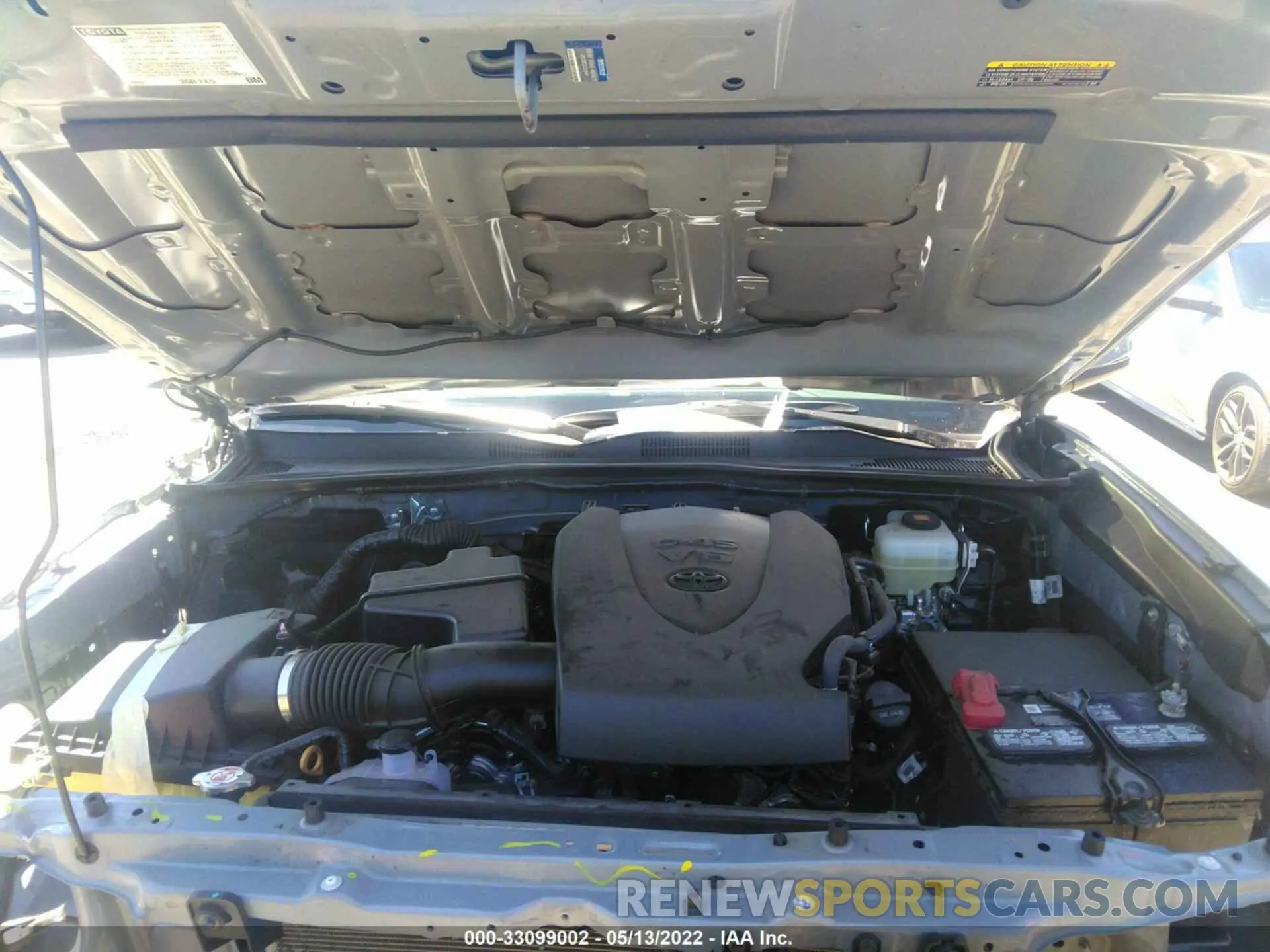 10 fotografías del automóvil dañado 3TMCZ5AN7LM353864 TOYOTA TACOMA 4WD 2020