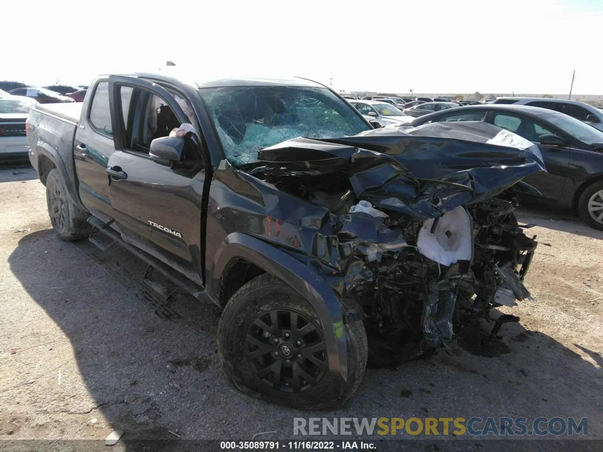 1 fotografías del automóvil dañado 3TMCZ5AN9LM306139 TOYOTA TACOMA 4WD 2020