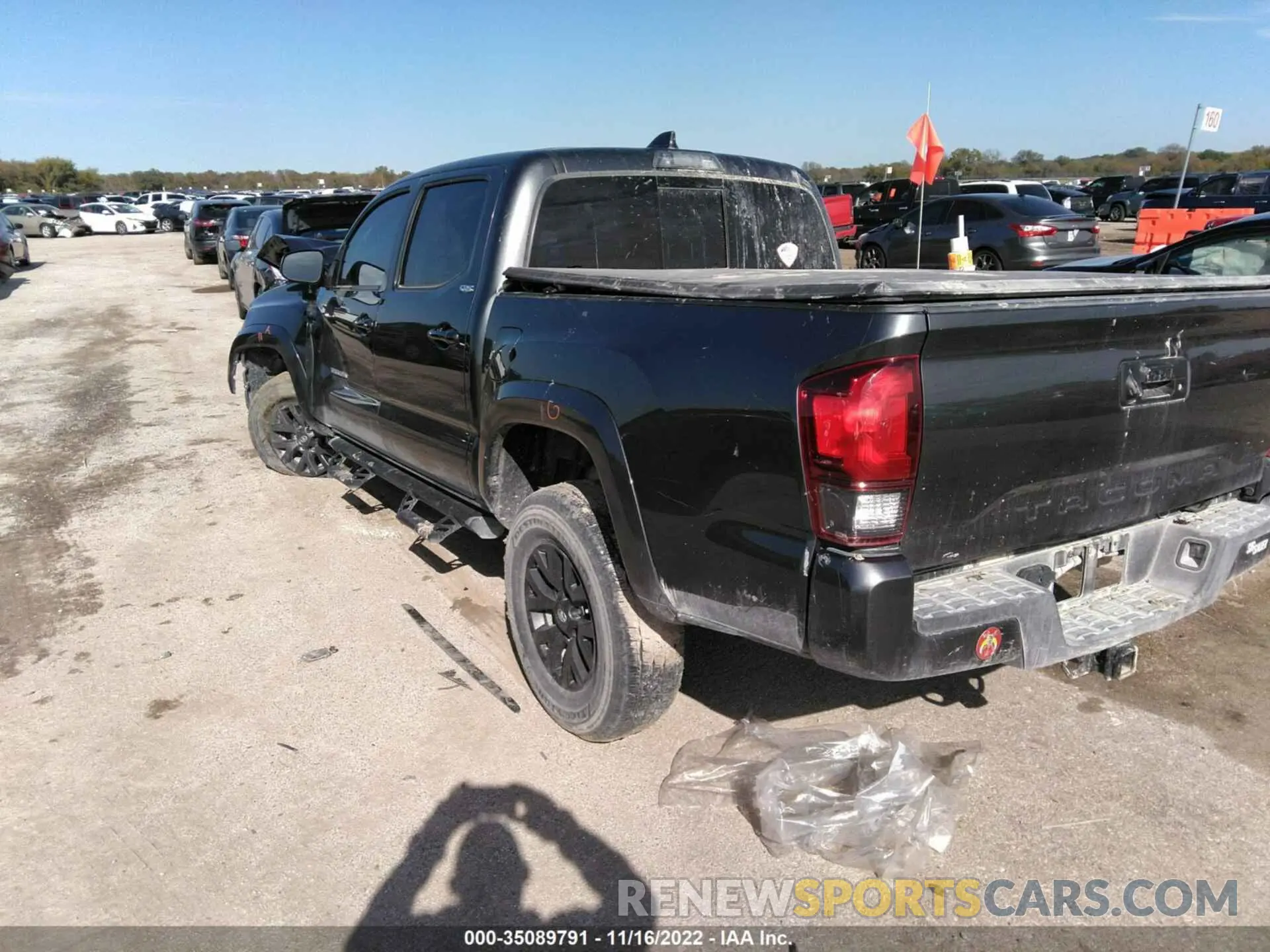 3 fotografías del automóvil dañado 3TMCZ5AN9LM306139 TOYOTA TACOMA 4WD 2020