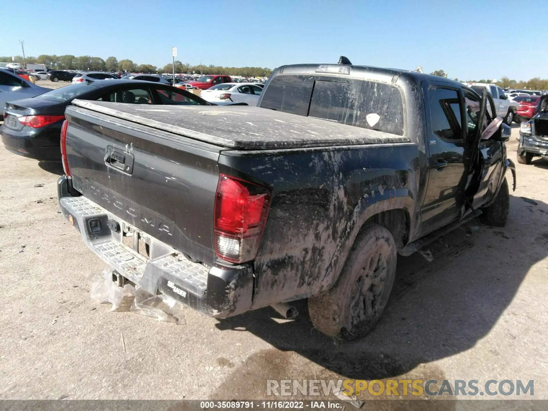 4 fotografías del automóvil dañado 3TMCZ5AN9LM306139 TOYOTA TACOMA 4WD 2020