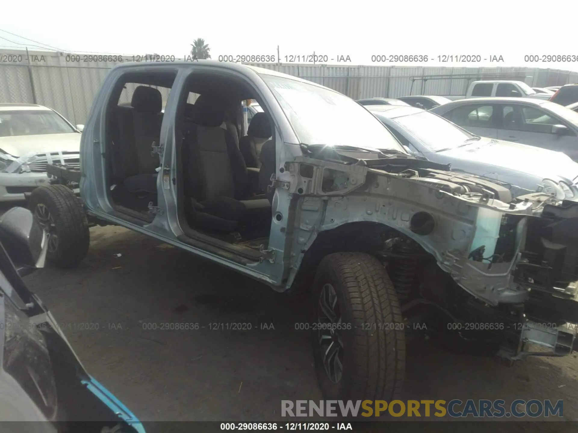 1 fotografías del automóvil dañado 3TMCZ5ANXLM296656 TOYOTA TACOMA 4WD 2020