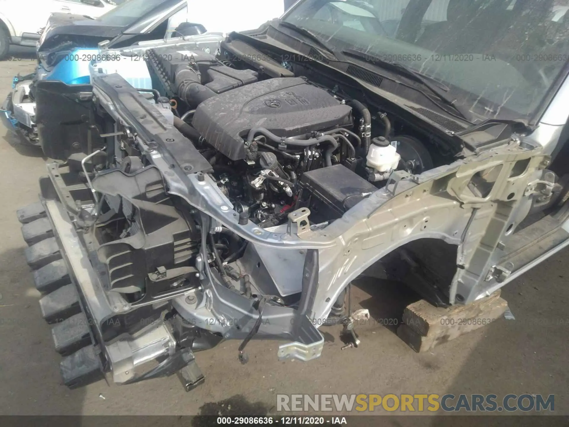 6 fotografías del automóvil dañado 3TMCZ5ANXLM296656 TOYOTA TACOMA 4WD 2020