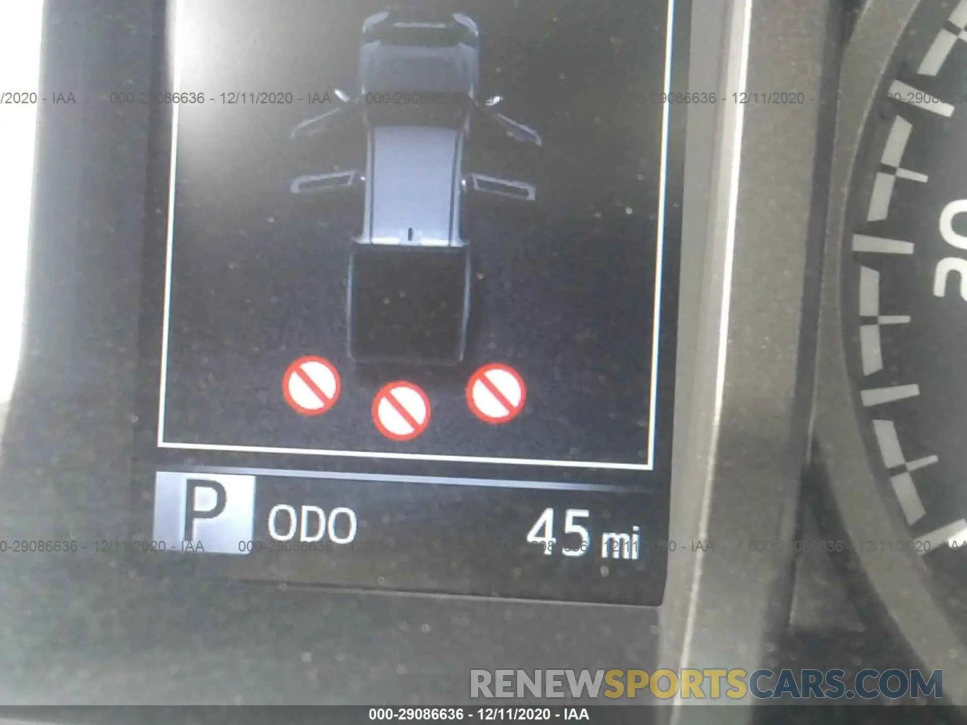7 fotografías del automóvil dañado 3TMCZ5ANXLM296656 TOYOTA TACOMA 4WD 2020