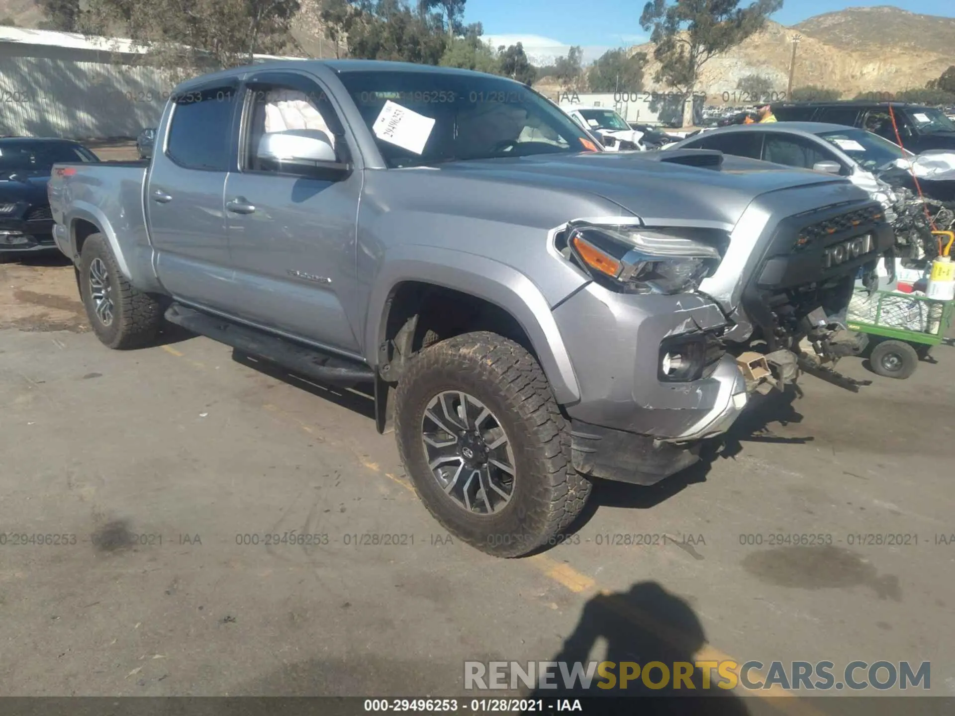 1 fotografías del automóvil dañado 3TMDZ5BN5LM081141 TOYOTA TACOMA 4WD 2020