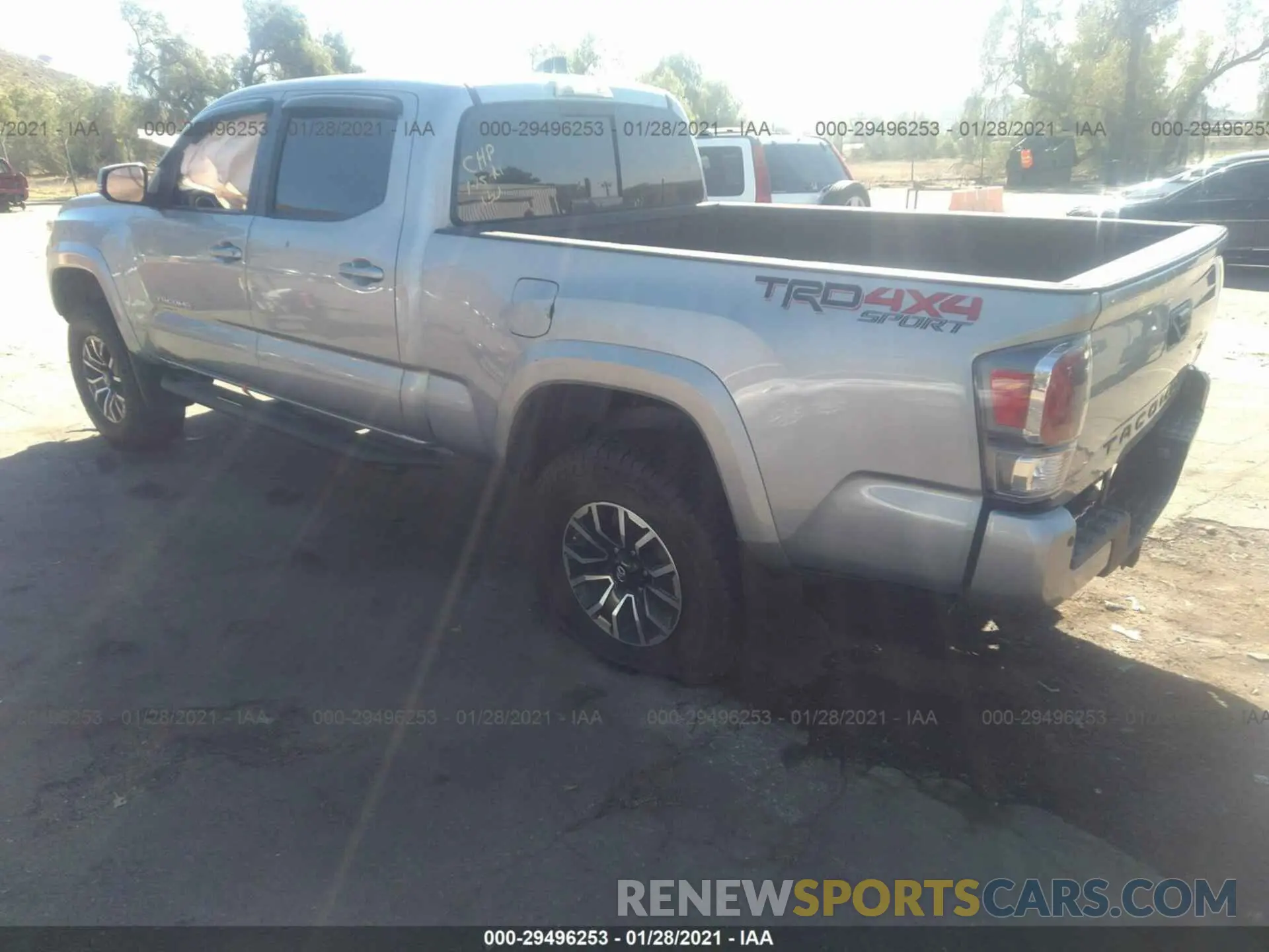 3 fotografías del automóvil dañado 3TMDZ5BN5LM081141 TOYOTA TACOMA 4WD 2020